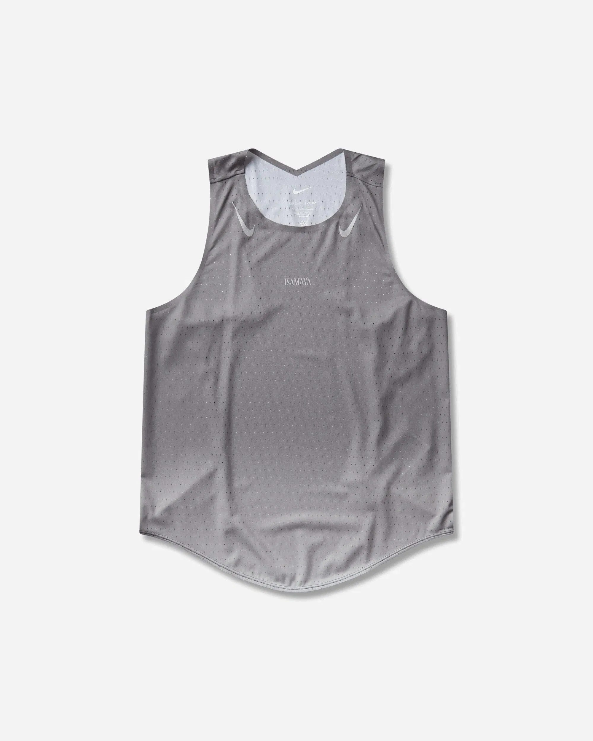 Nike Women's Isamaya Ffrench Dri-FIT ADV Running Vest Smoke Grey / Pure Platinum