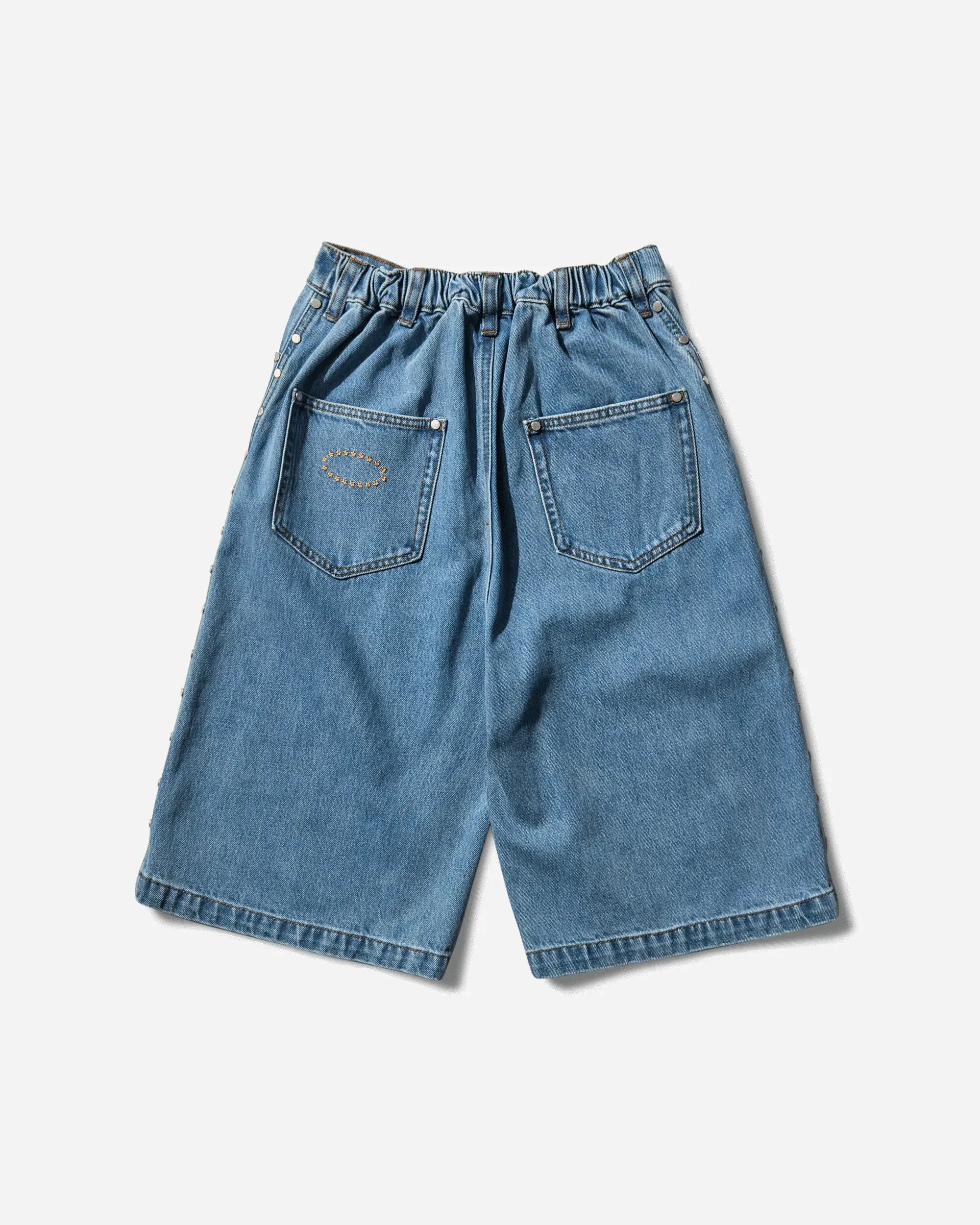 AFB Men's Studded Wide Shorts Blue