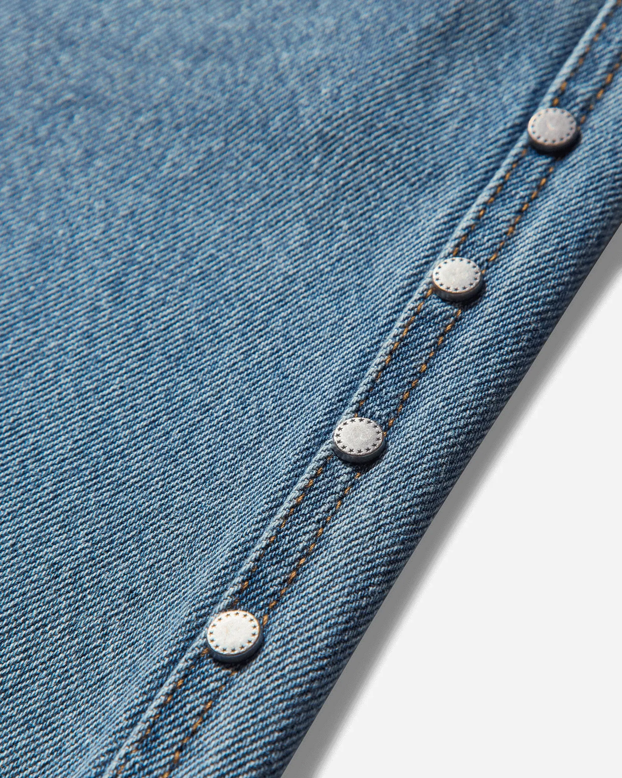 AFB Men's Studded Wide Shorts Blue