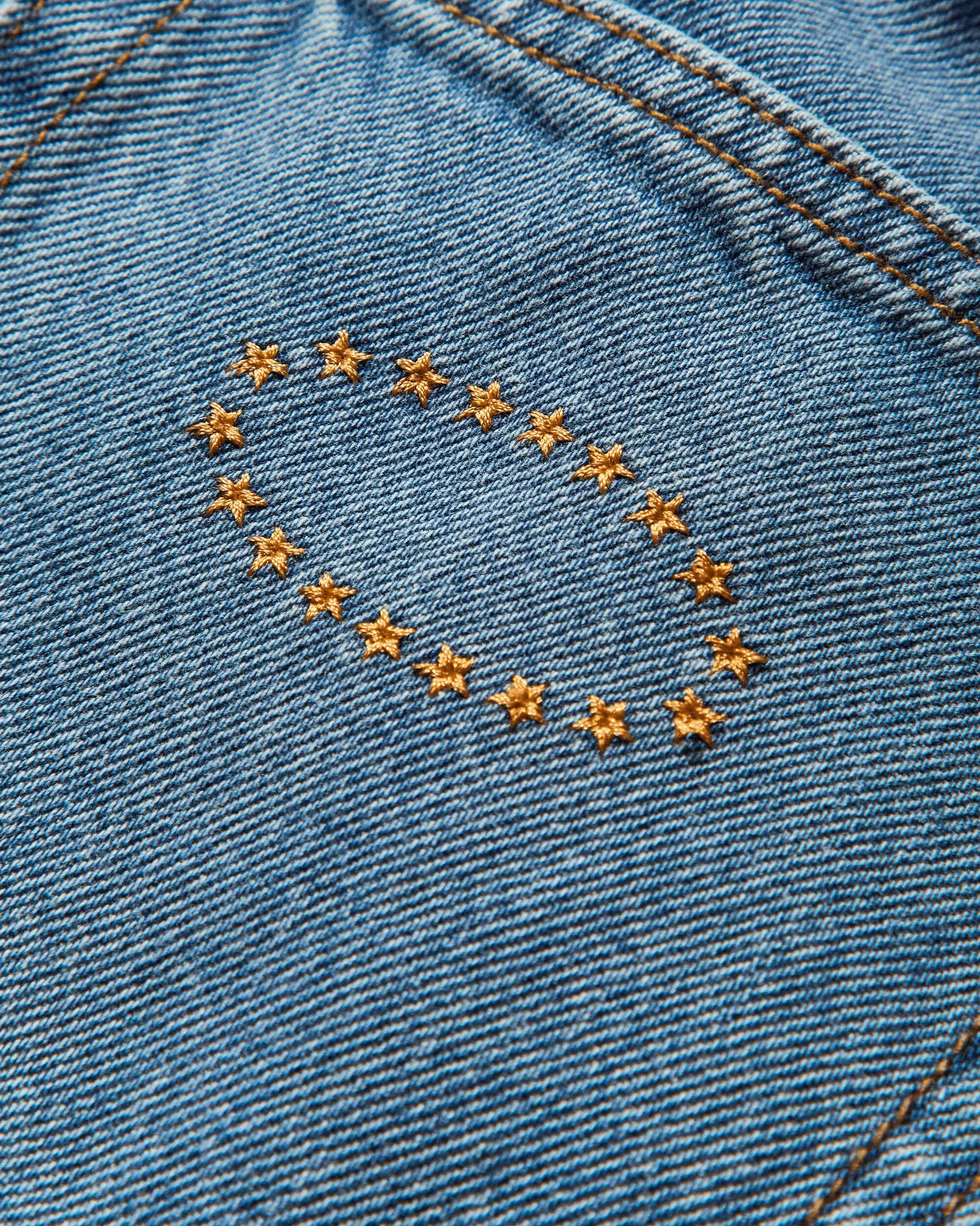 AFB Men's Studded Wide Shorts Blue
