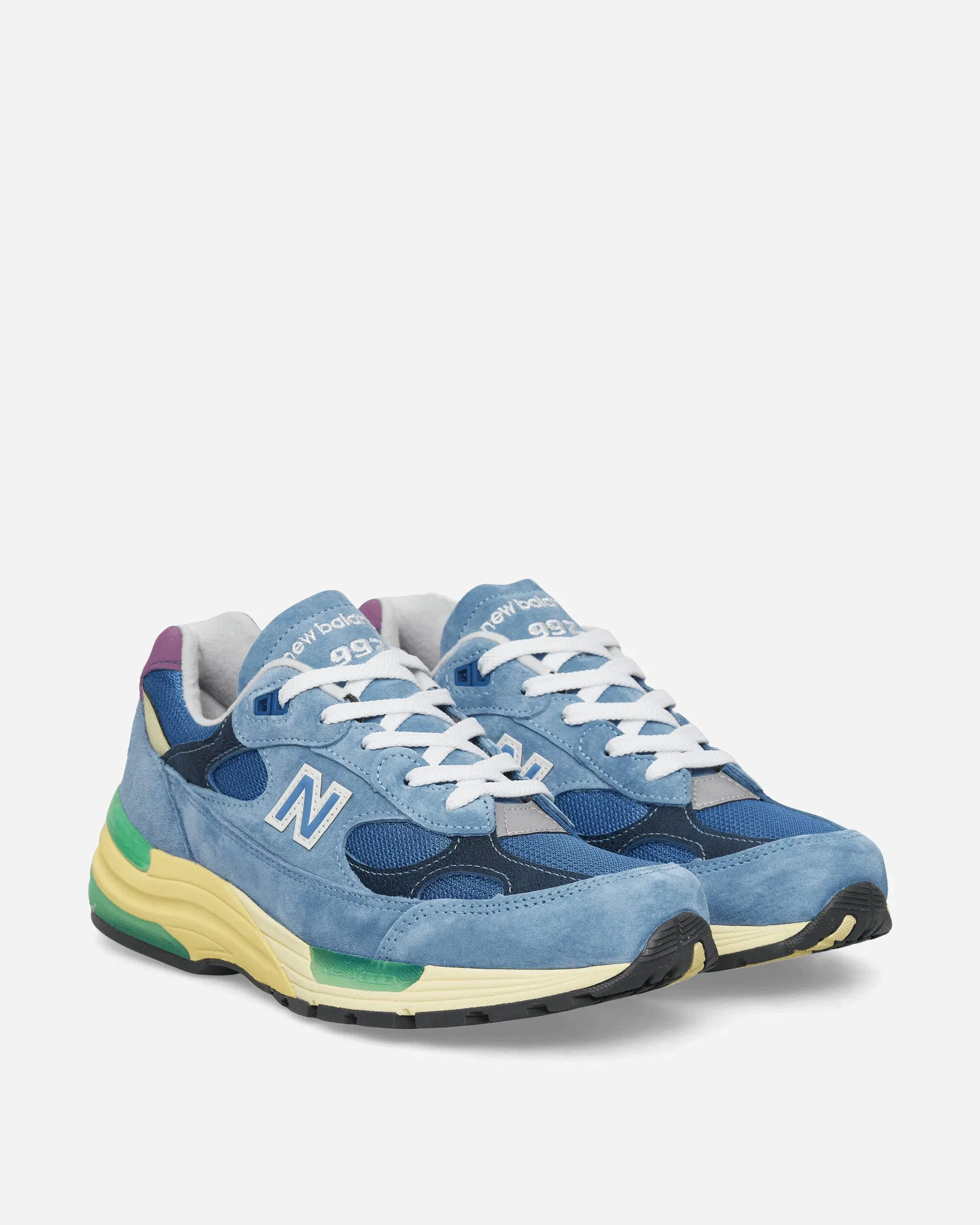 New Balance Made in USA 992 Sneakers Sea Stone / Green Apple / Maize