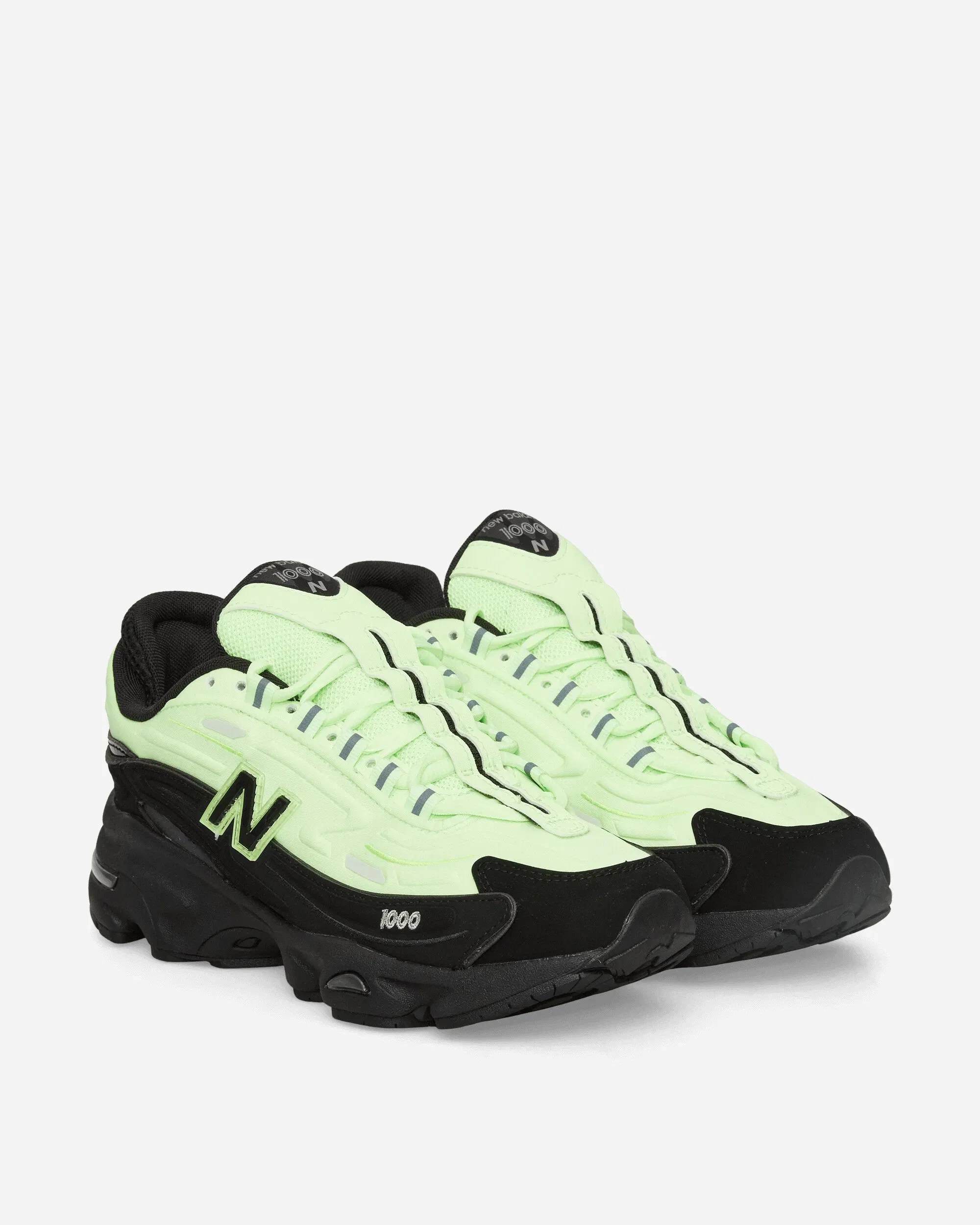 New Balance 1000D Sneakers Black / Mint Flash