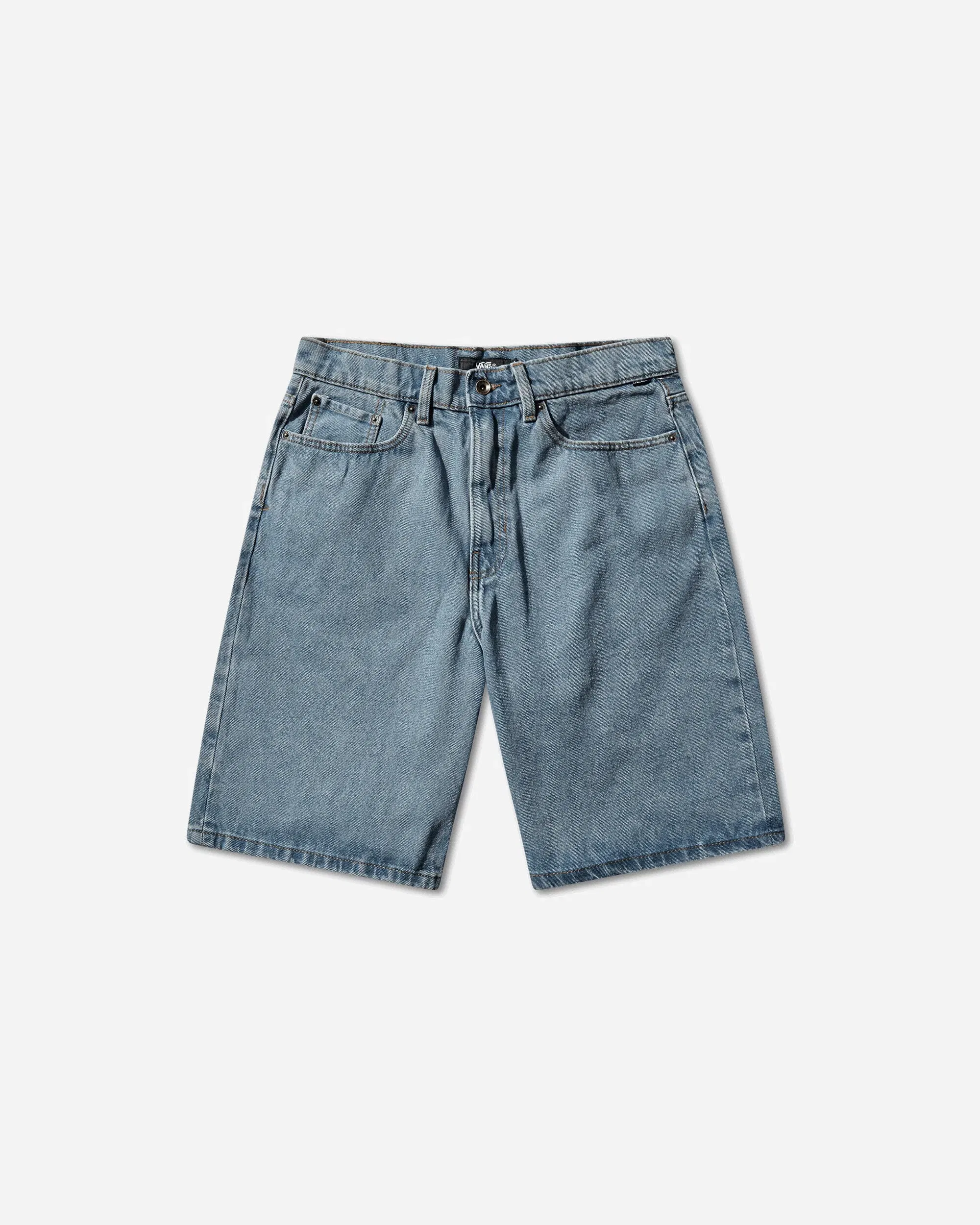 Vans Men's Check-5 Baggy Denim Shorts Stonewash Blue