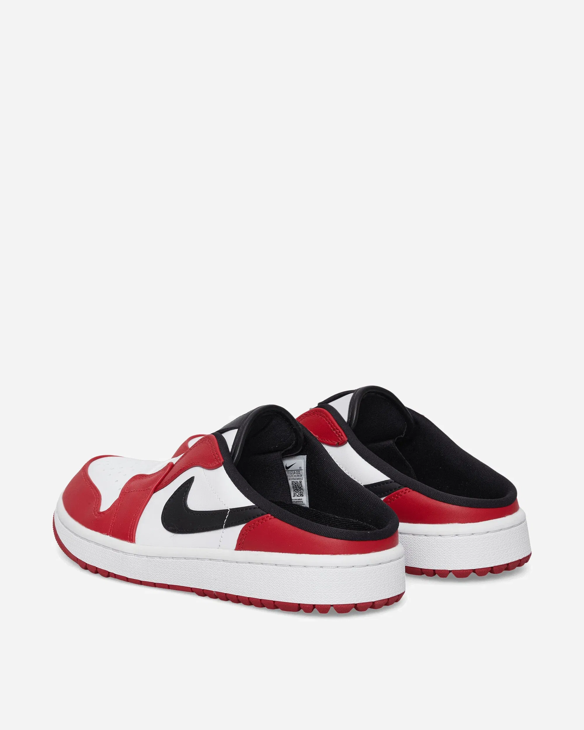 Air Jordan Mule Golf Shoes White / Varsity Red / Black