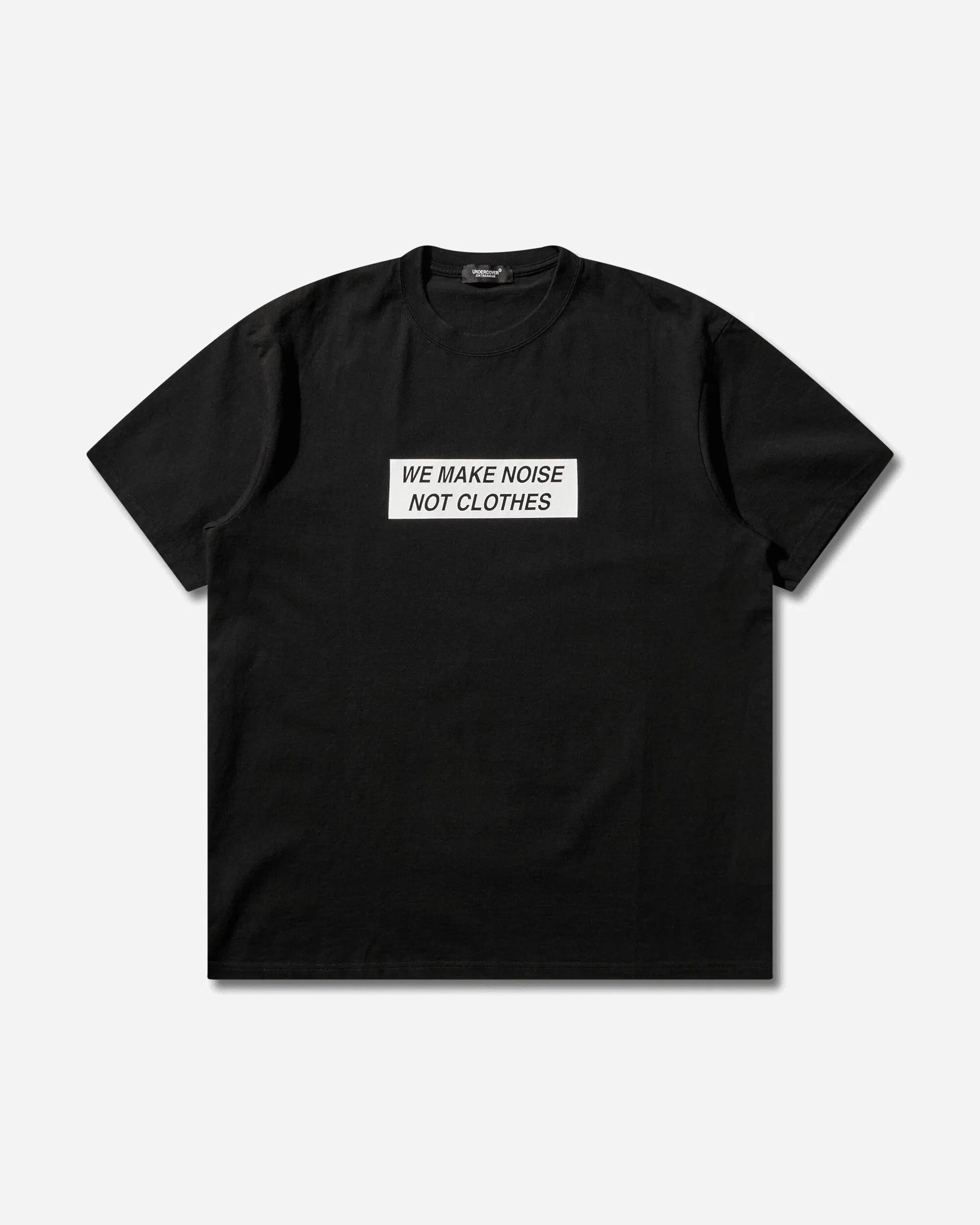Undercover Men's We Make Noise Not Clothes Signature T-Shirt Black