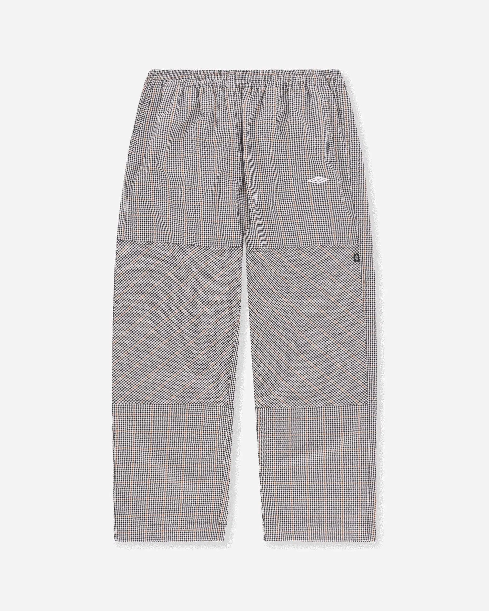 UMBRO Men's Checked Double Knee Pants Brown / Black Check