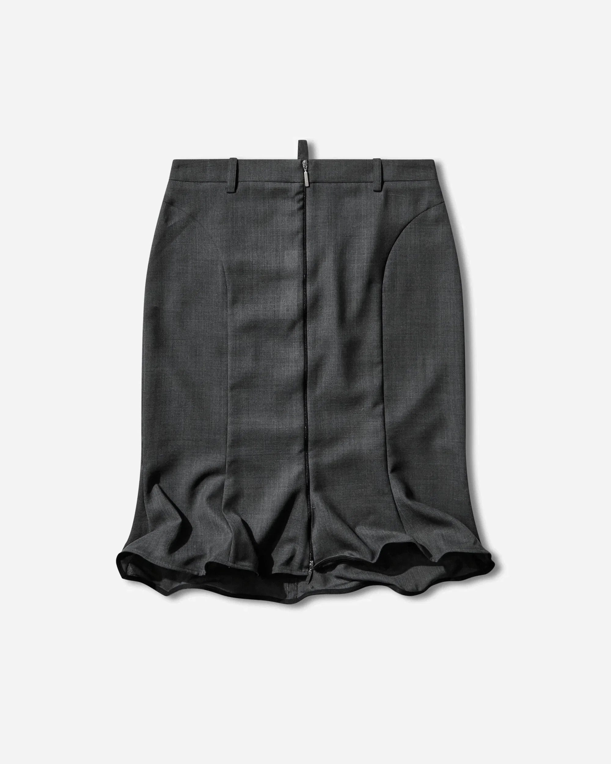 Miista Women's Patty Midi Skirt Cement Grey