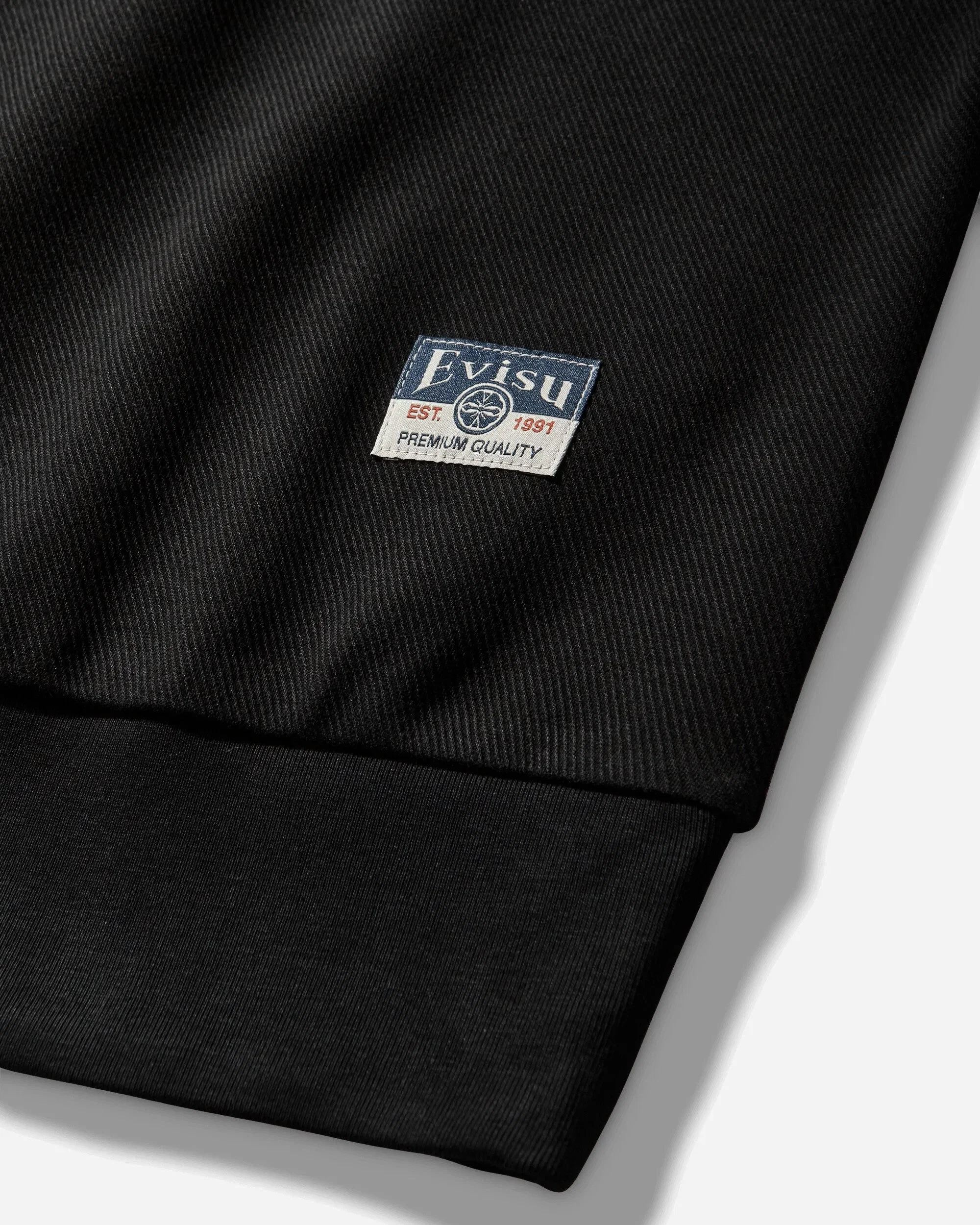 EVISU Men's Seagull Rivet Sweatshirt Black