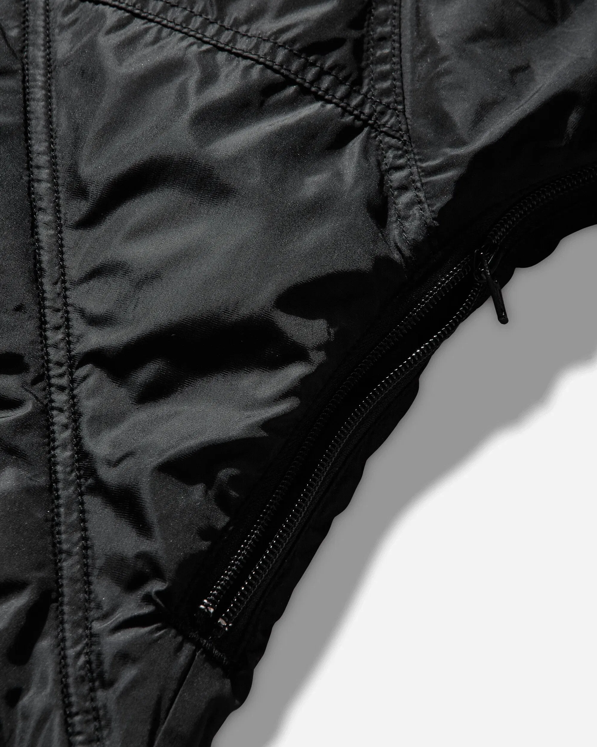 DIARY 1999 Men's Pillowneck Nylon Jacket Black