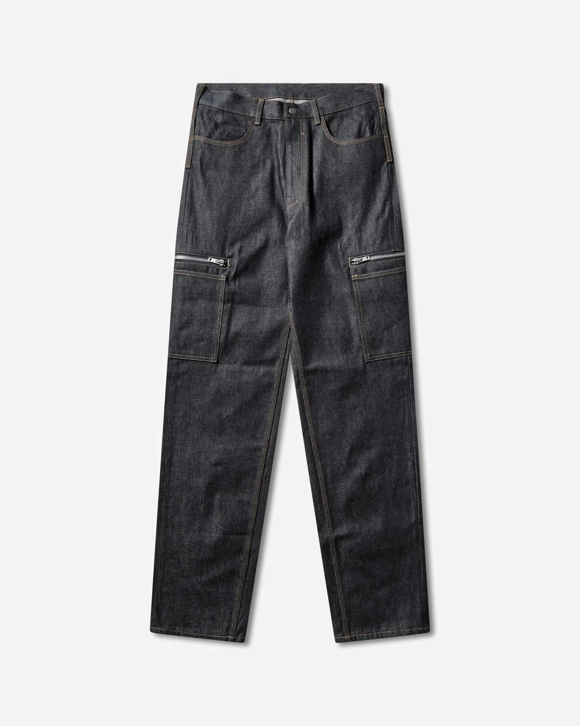Matthew M. Williams Men's Zip Cargo Jeans Raw Blue