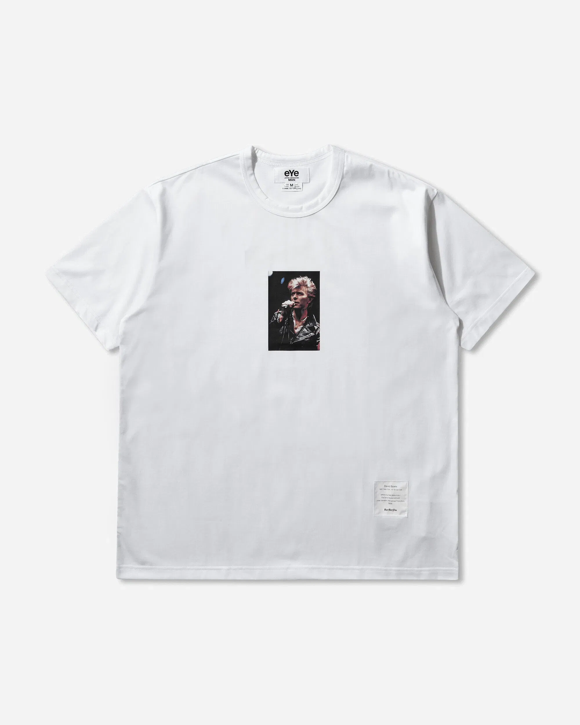 Junya Watanabe MAN Men's BerBerJin David Bowie T-Shirt White