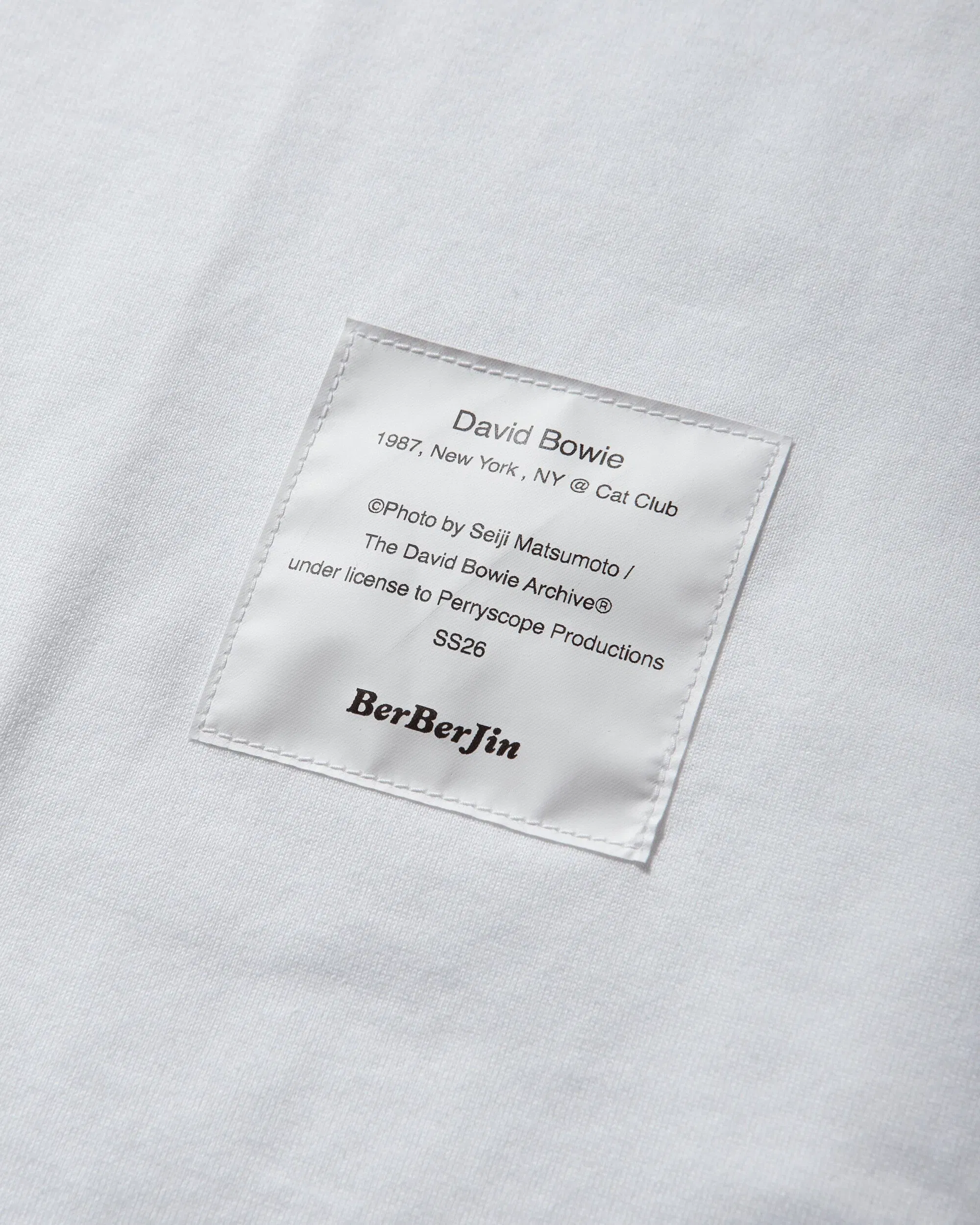 Junya Watanabe MAN Men's BerBerJin David Bowie T-Shirt White