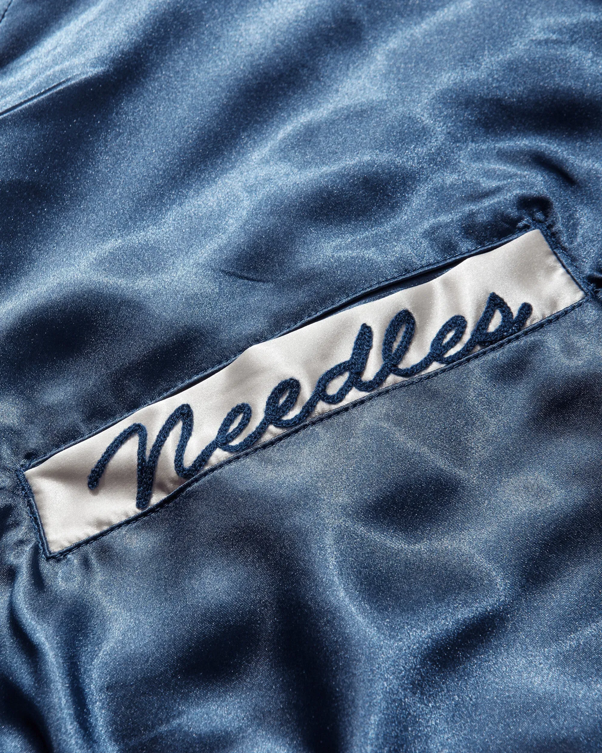 Needles Men's Stadium Jacket Navy
