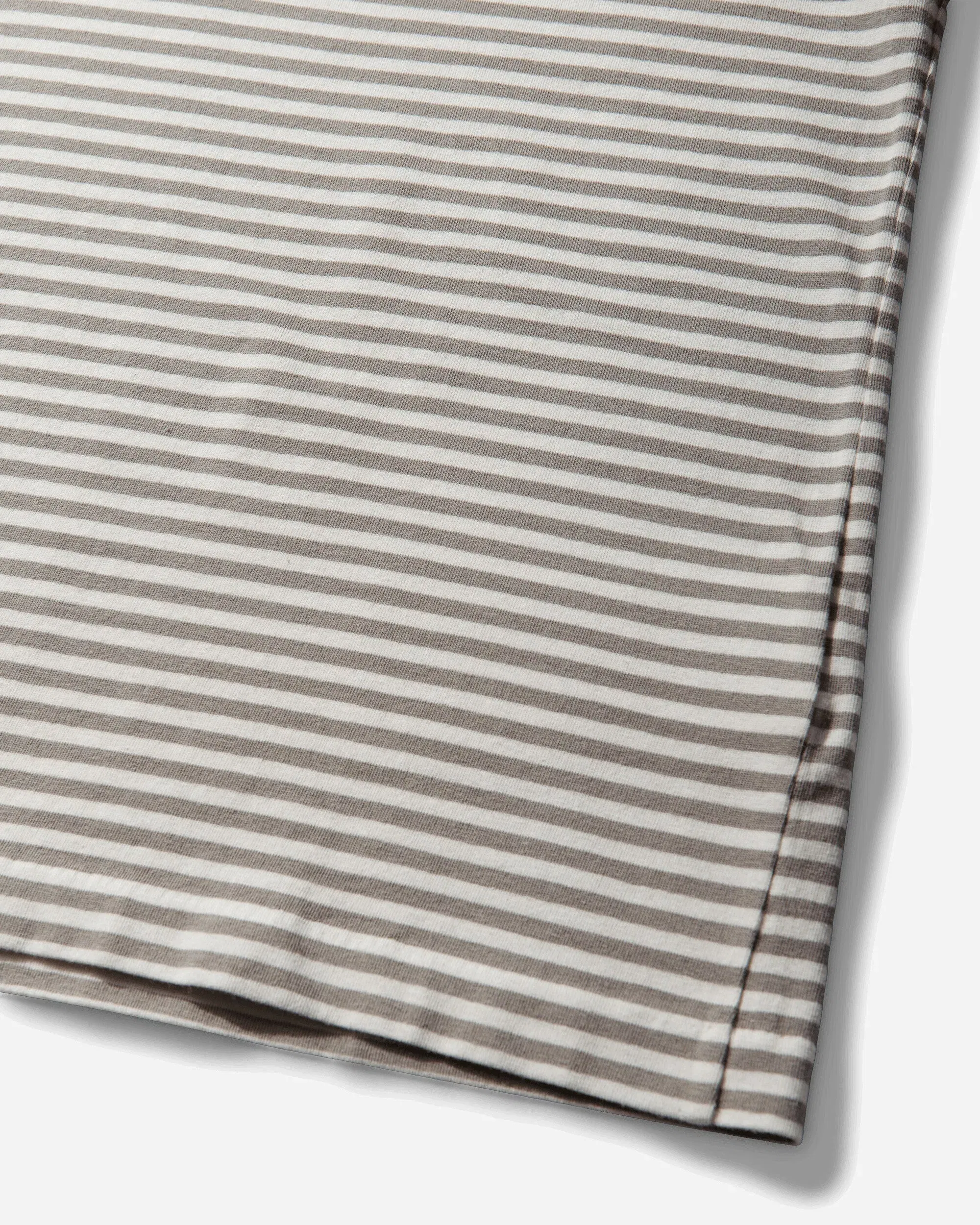 MM6 Maison Margiela Men's Striped Polo Shirt Beige / Off White