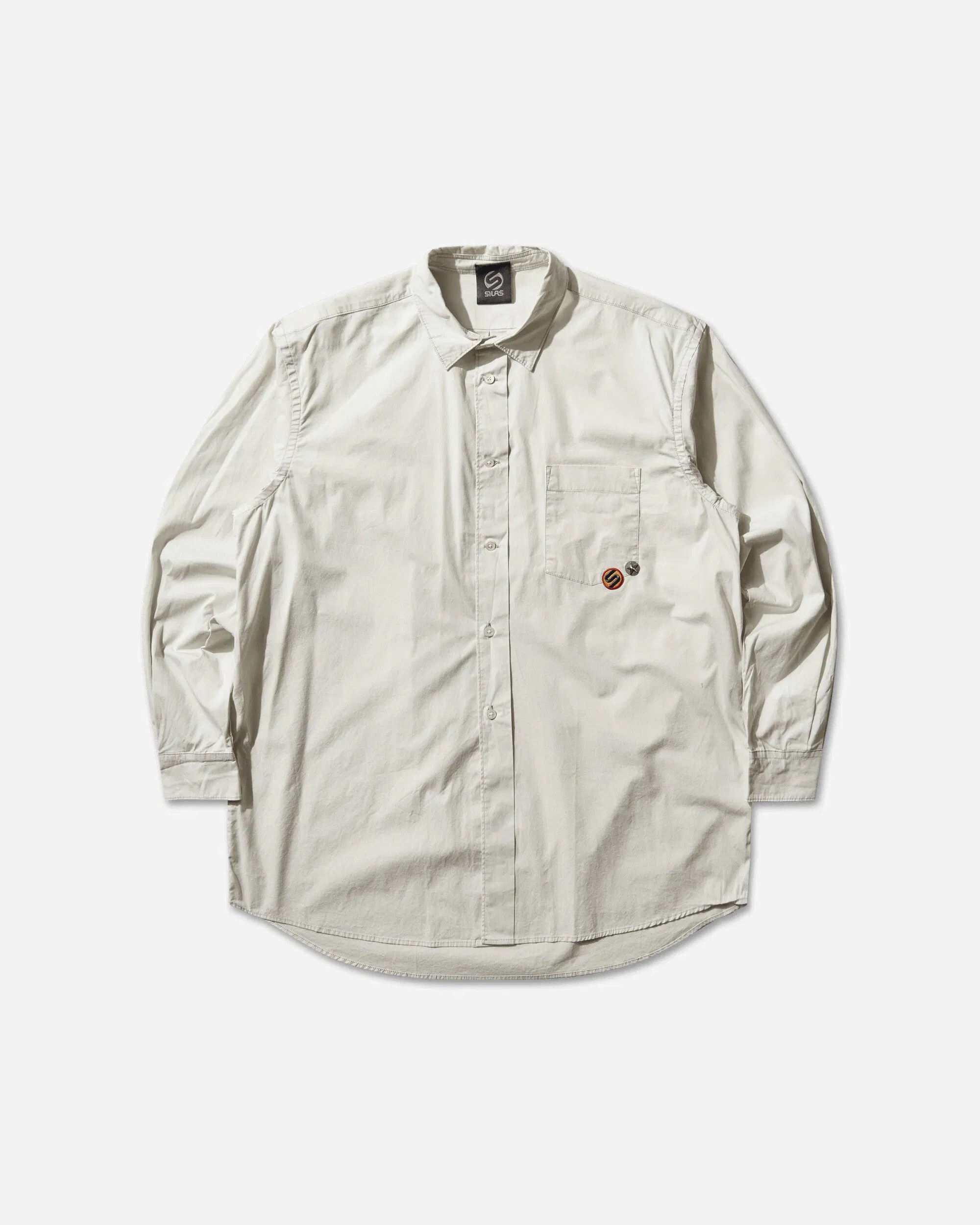 Silas Men's Camp Shirt Off White
