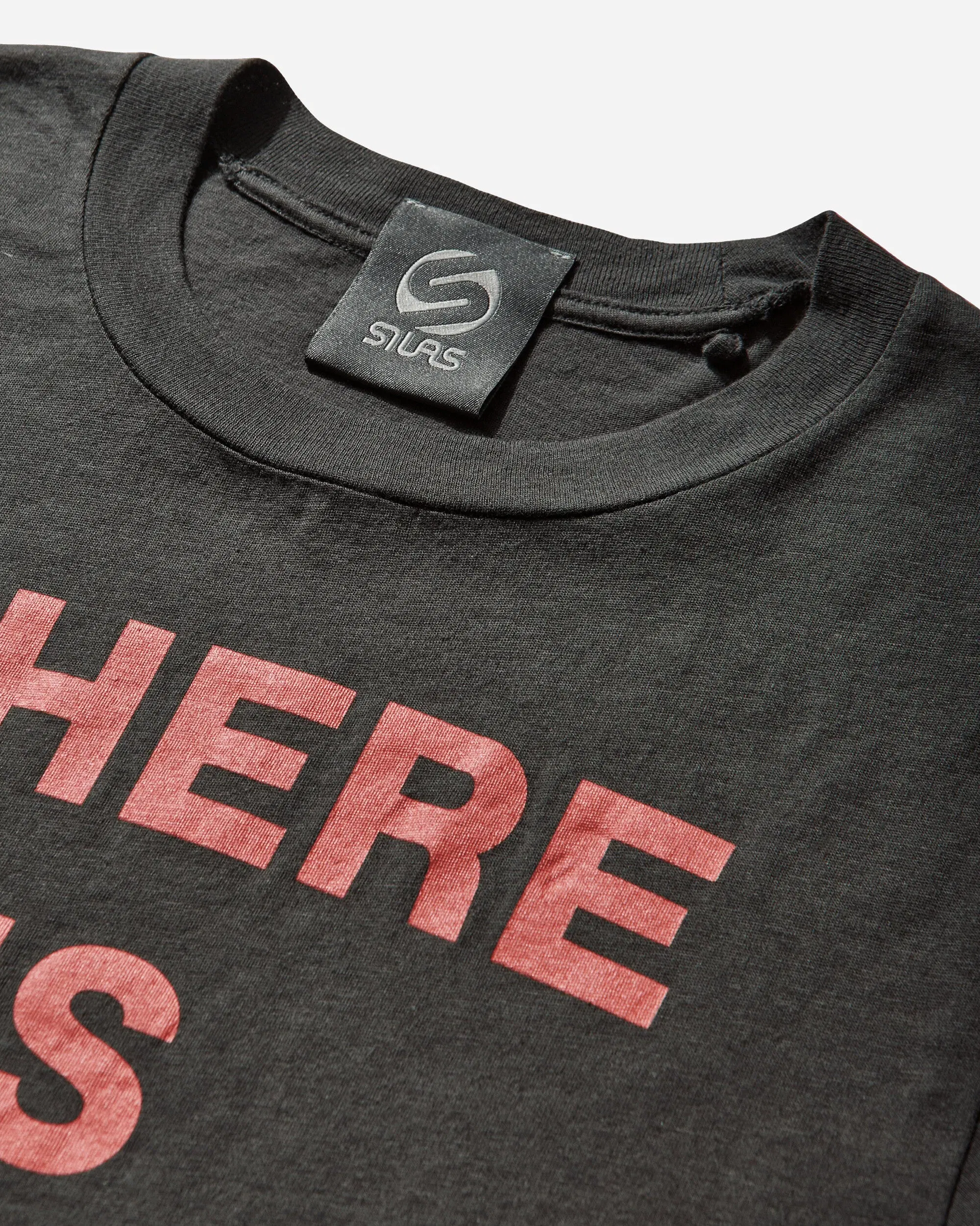 Silas Men's Lightweight Vintage T-Shirt Black