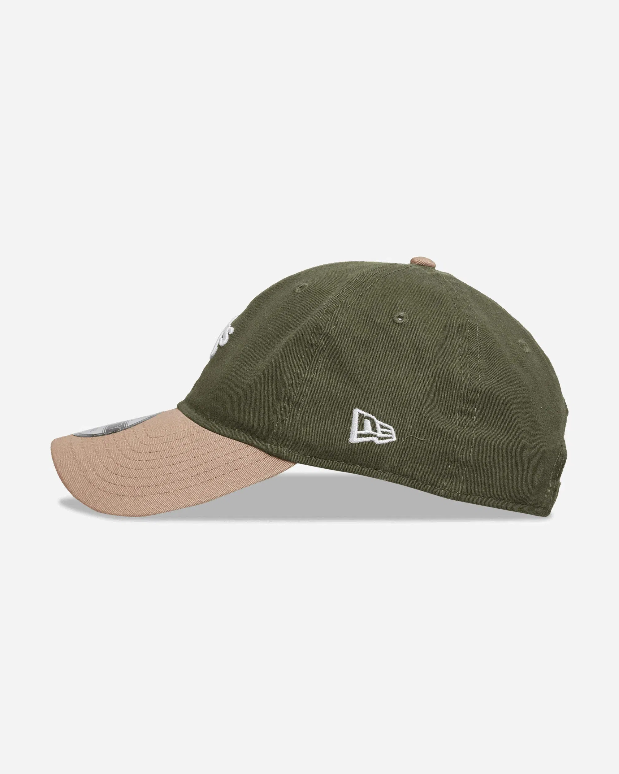 New Era Athletics MLB Washed Contrast 9TWENTY Adjustable Cap Green
