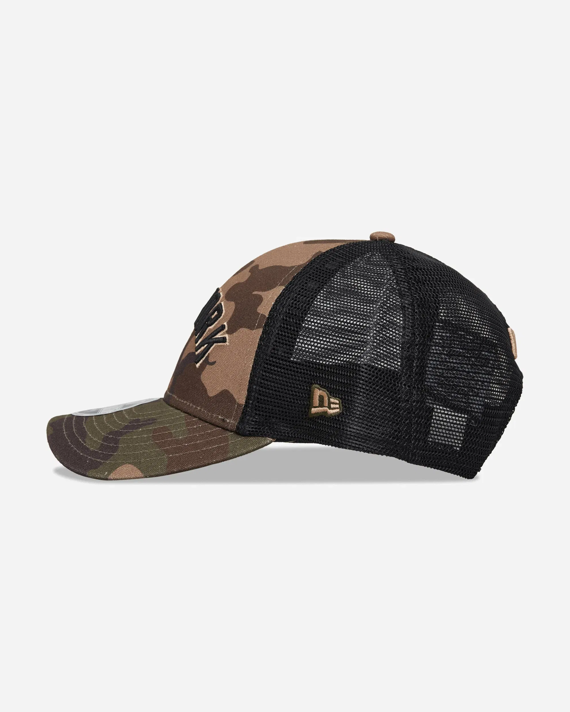 New Era New York Yankees MLB Wordmark 9FORTY M-Crown Adjustable Cap Woodland Camo