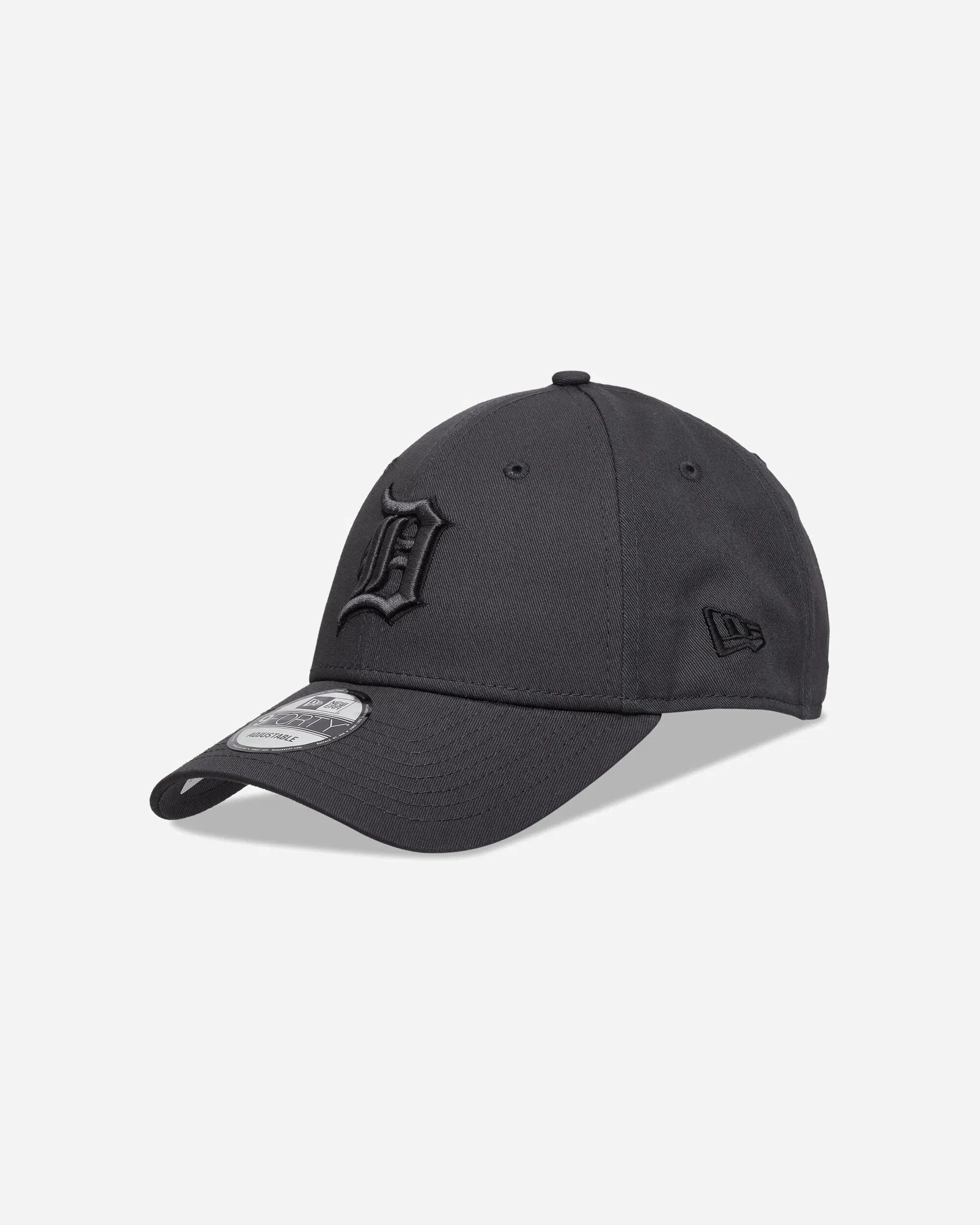 New Era Detroit Tigers MLB Team Outline 9FORTY Adjustable Cap Charcoal