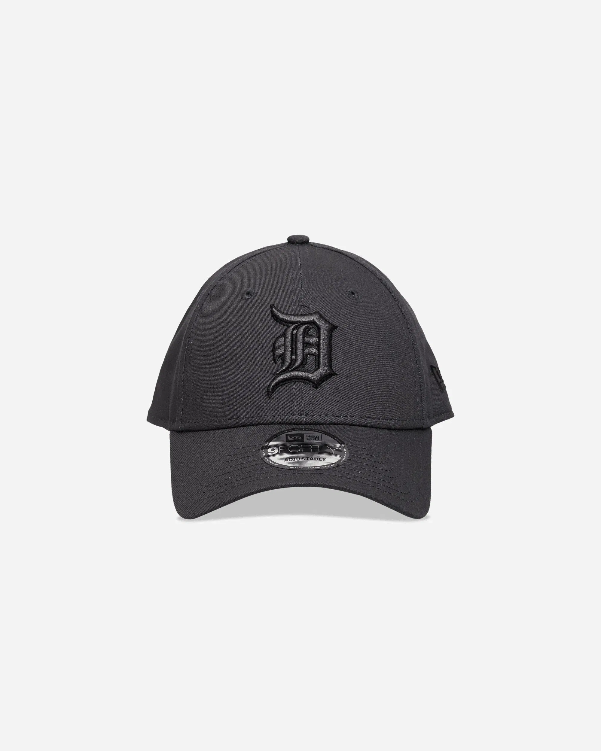 New Era Detroit Tigers MLB Team Outline 9FORTY Adjustable Cap Charcoal