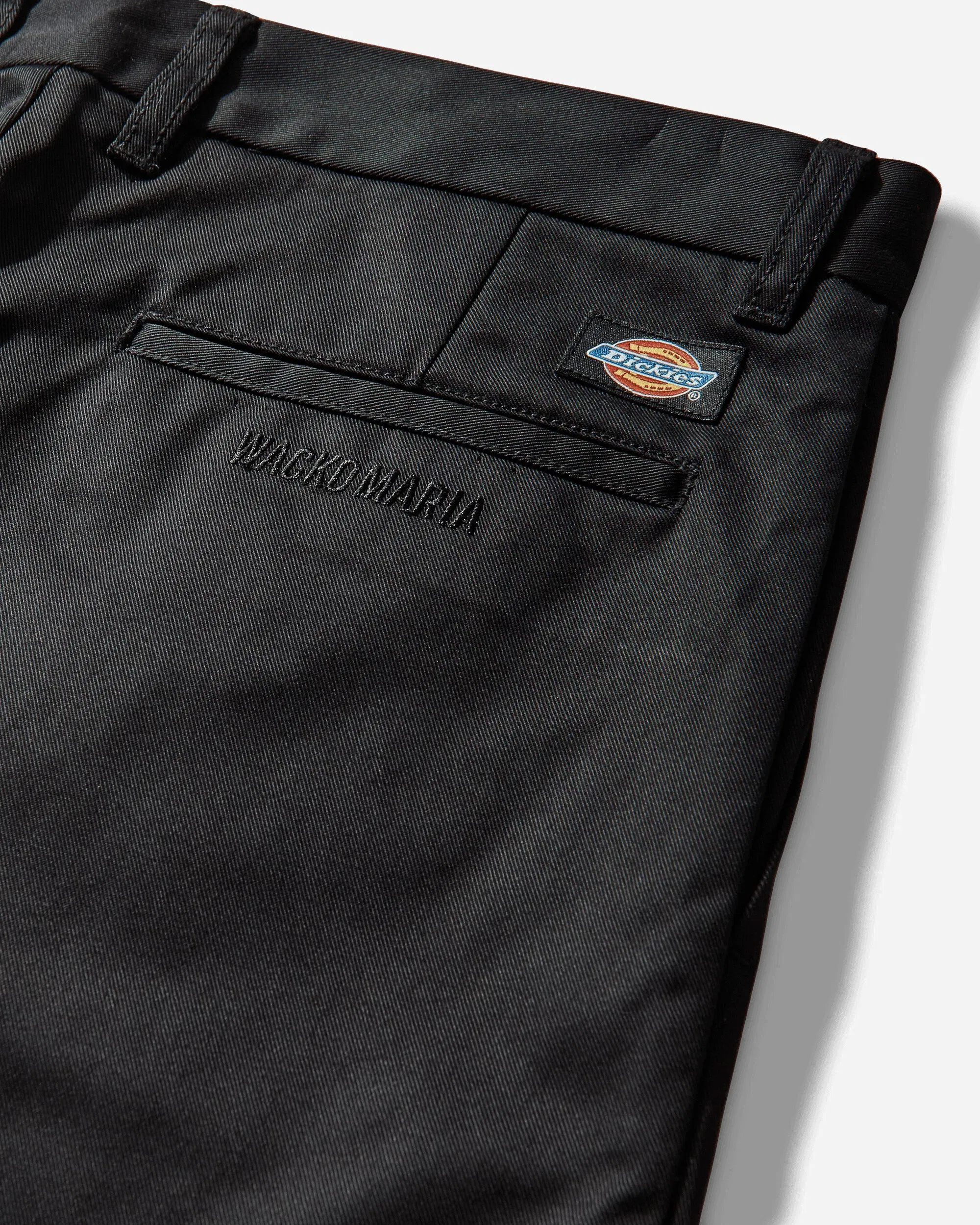 WACKO MARIA Men's Dickies Pleated Trousers Black