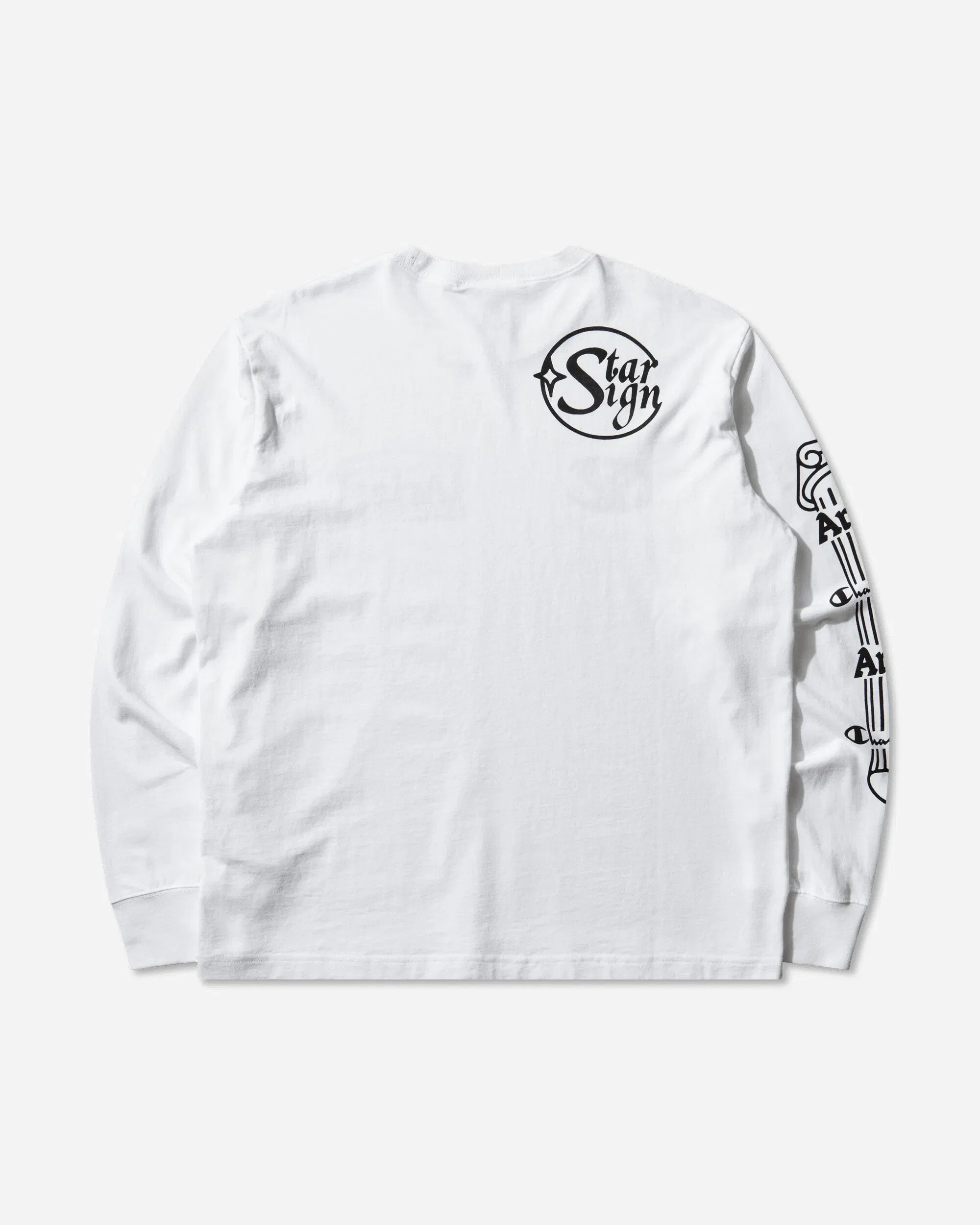 Champion Aries Sponsor Longsleeve T-Shirt White