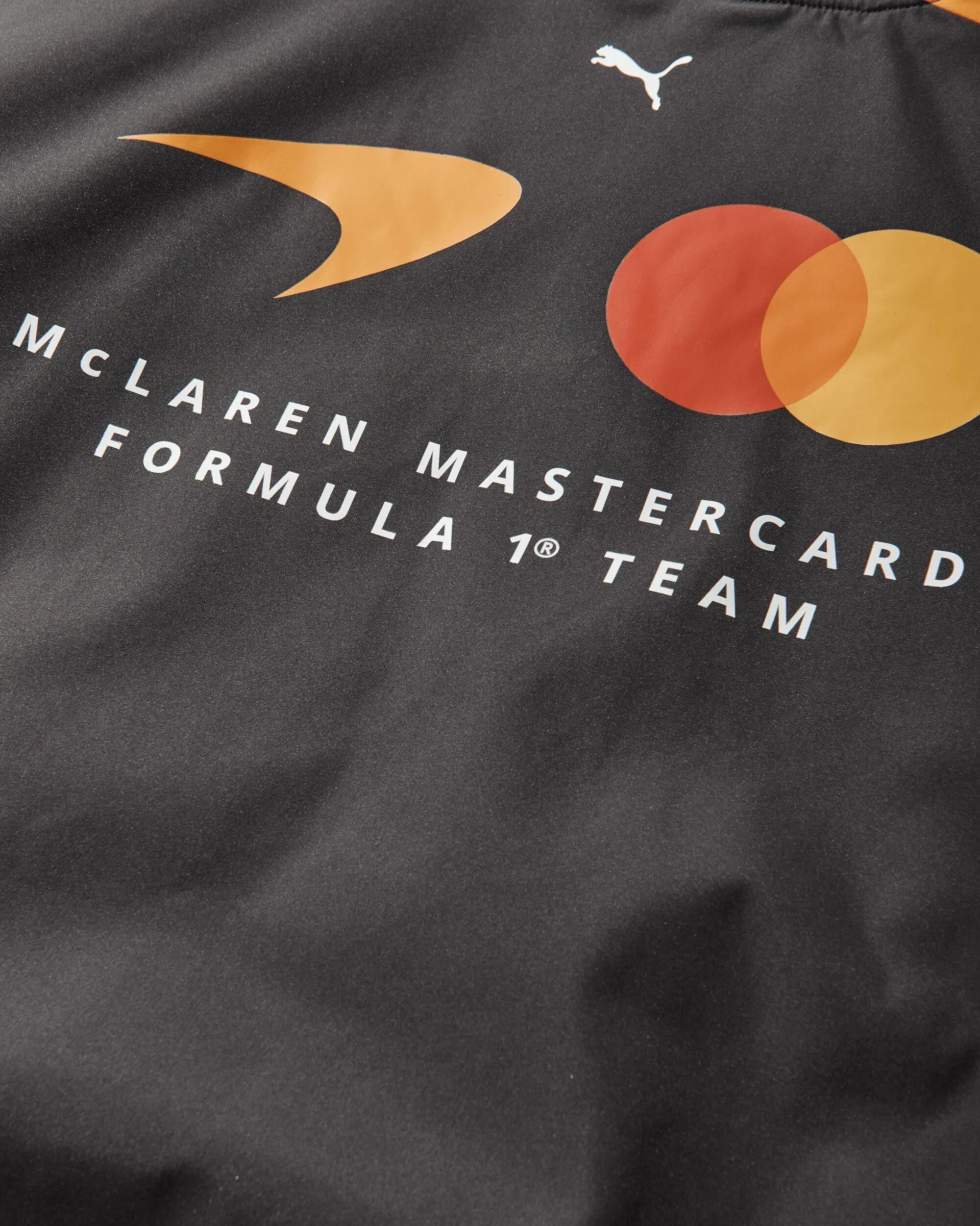 Puma Men's McLAREN RACING Replica Bomber Jacket Papaya