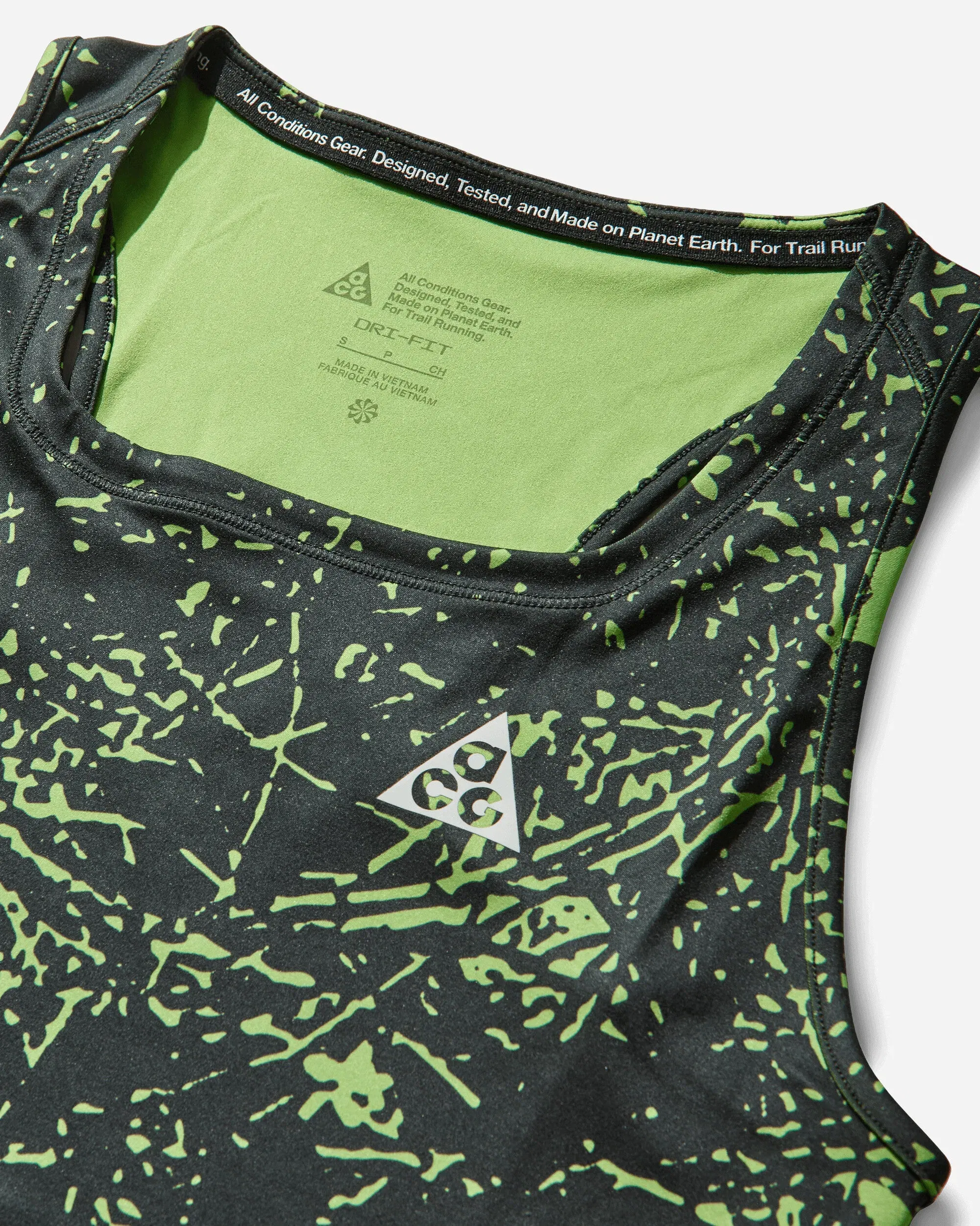 Nike Women's ACG Dri-FIT Trail Running Tank Top Mean Green / Summit White