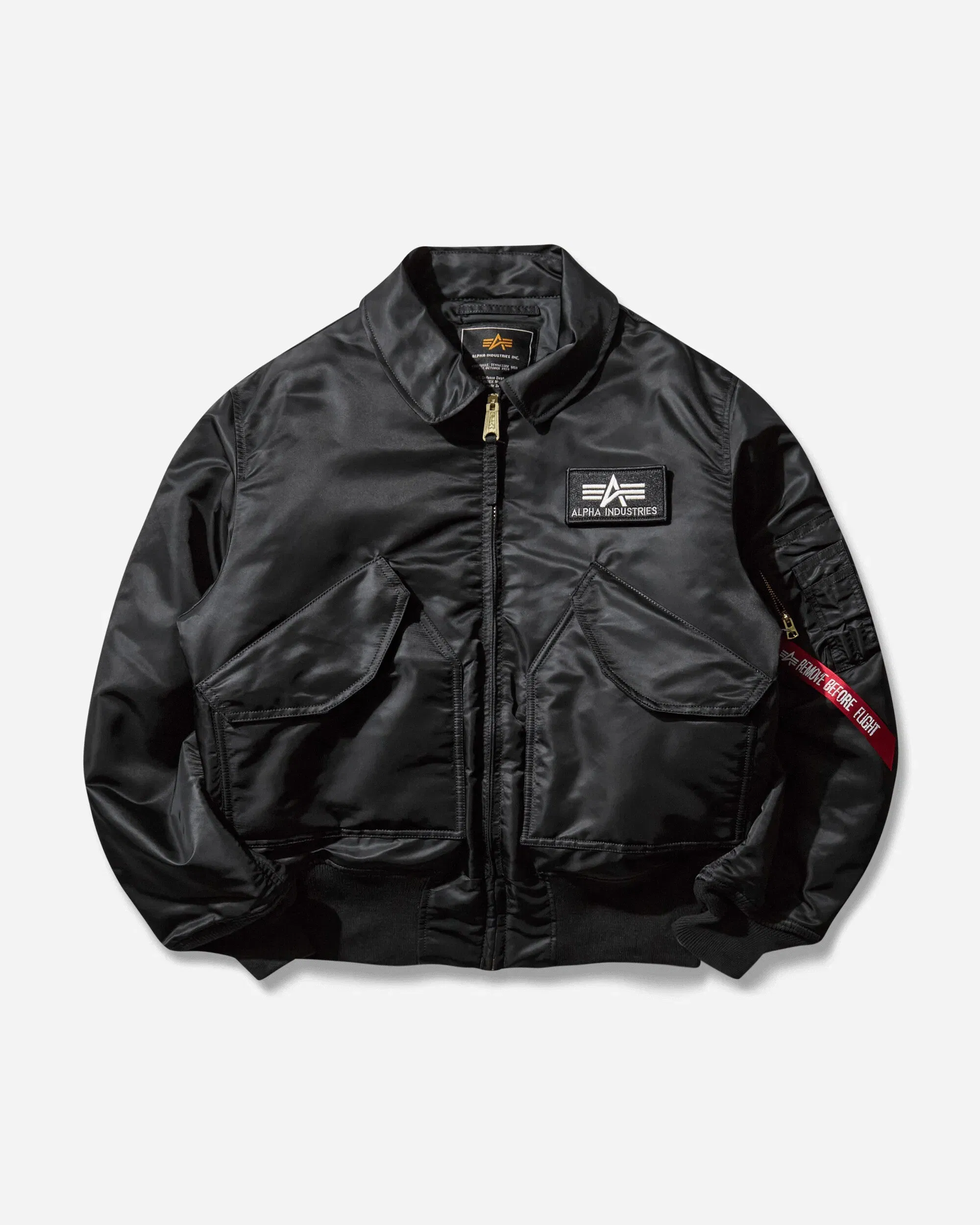 Alpha Industries Men's CWU-45 Heritage Bomber Jacket Black