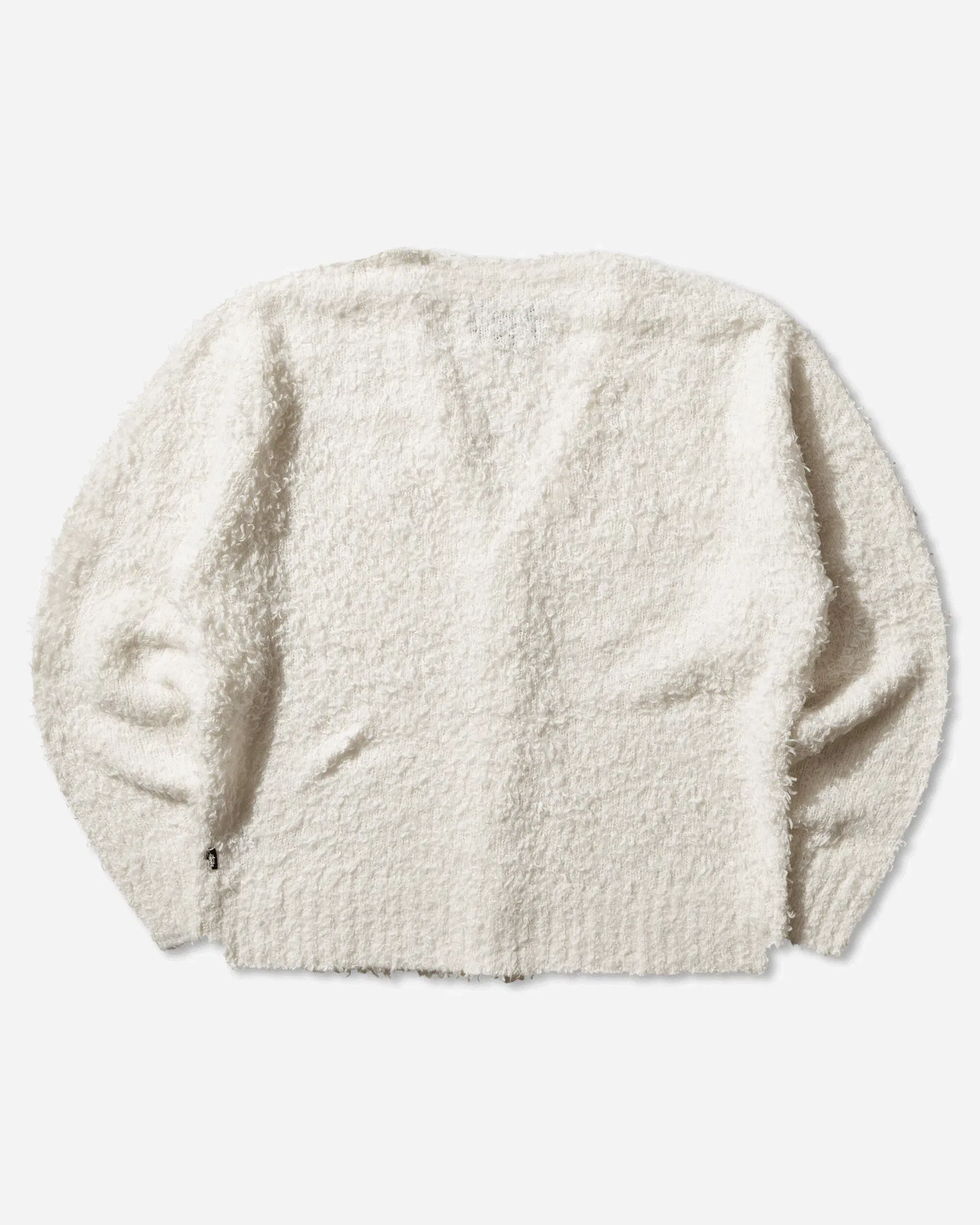 Stussy Textured Cardigan Off White