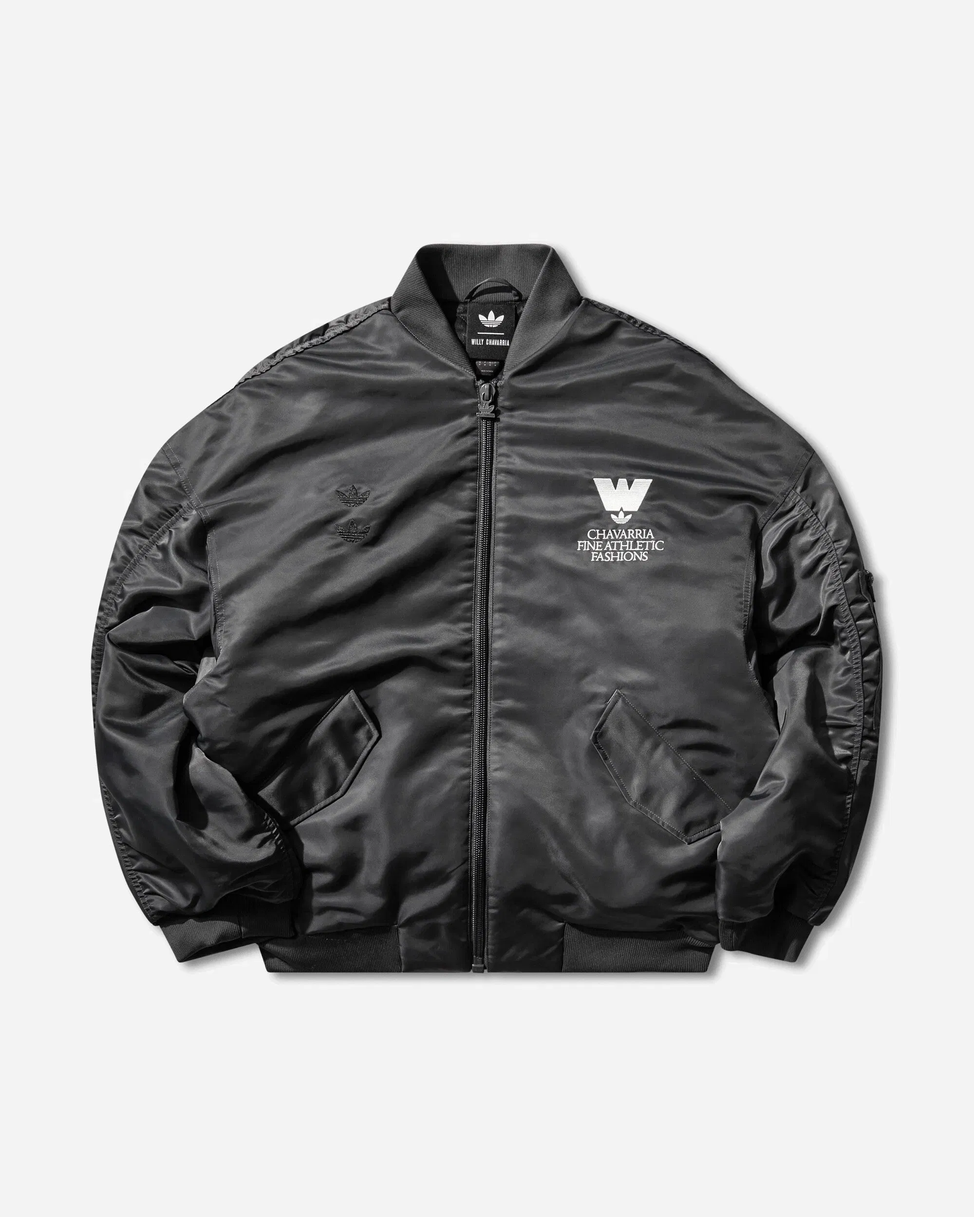 adidas Men's Willy Chavarria Bomber Jacket Grey
