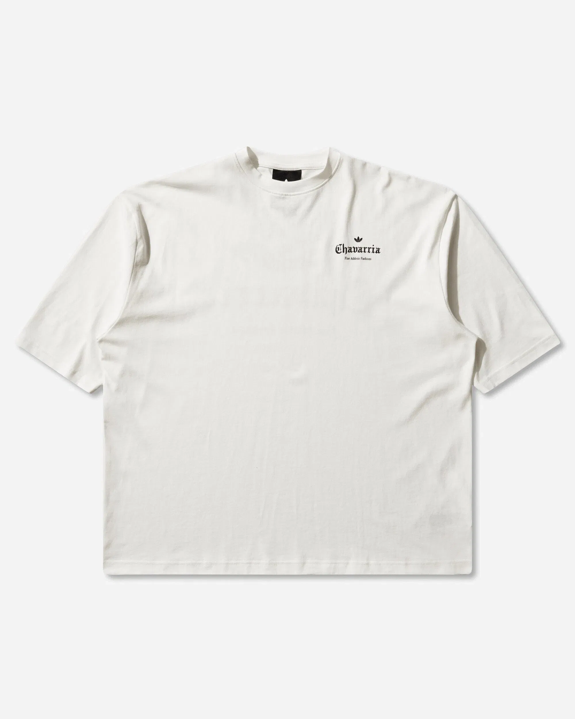 adidas Men's Willy Chavarria Logo Shortsleeve T-Shirt Off White