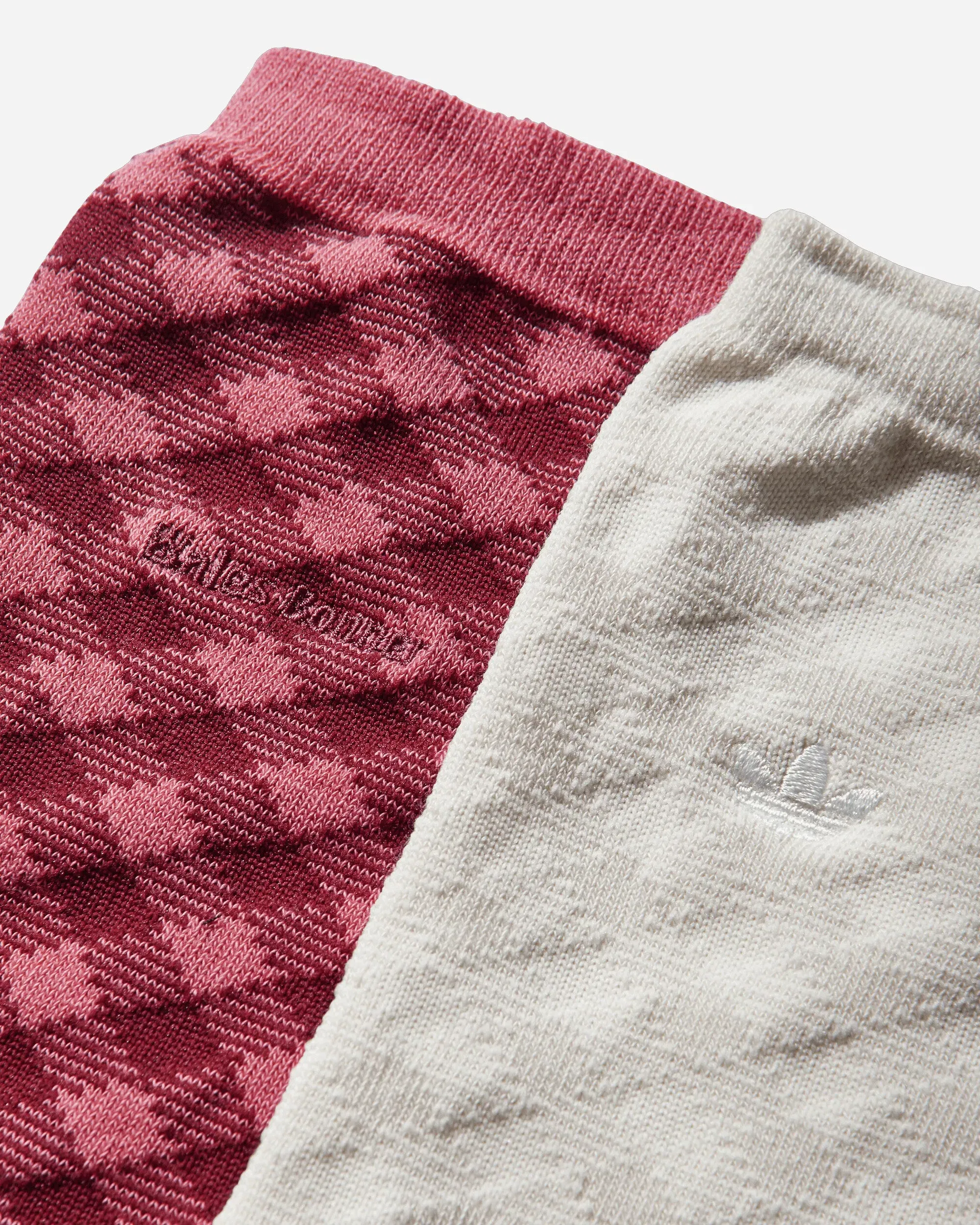 adidas Wales Bonner Check Socks Craft Pink / Bliss