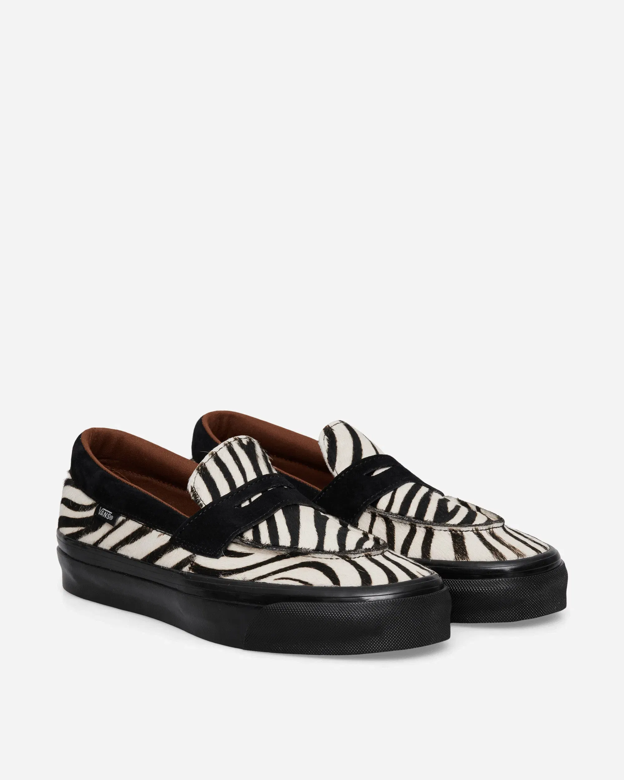 Vans Premium Pony Hair Loafers Zebra