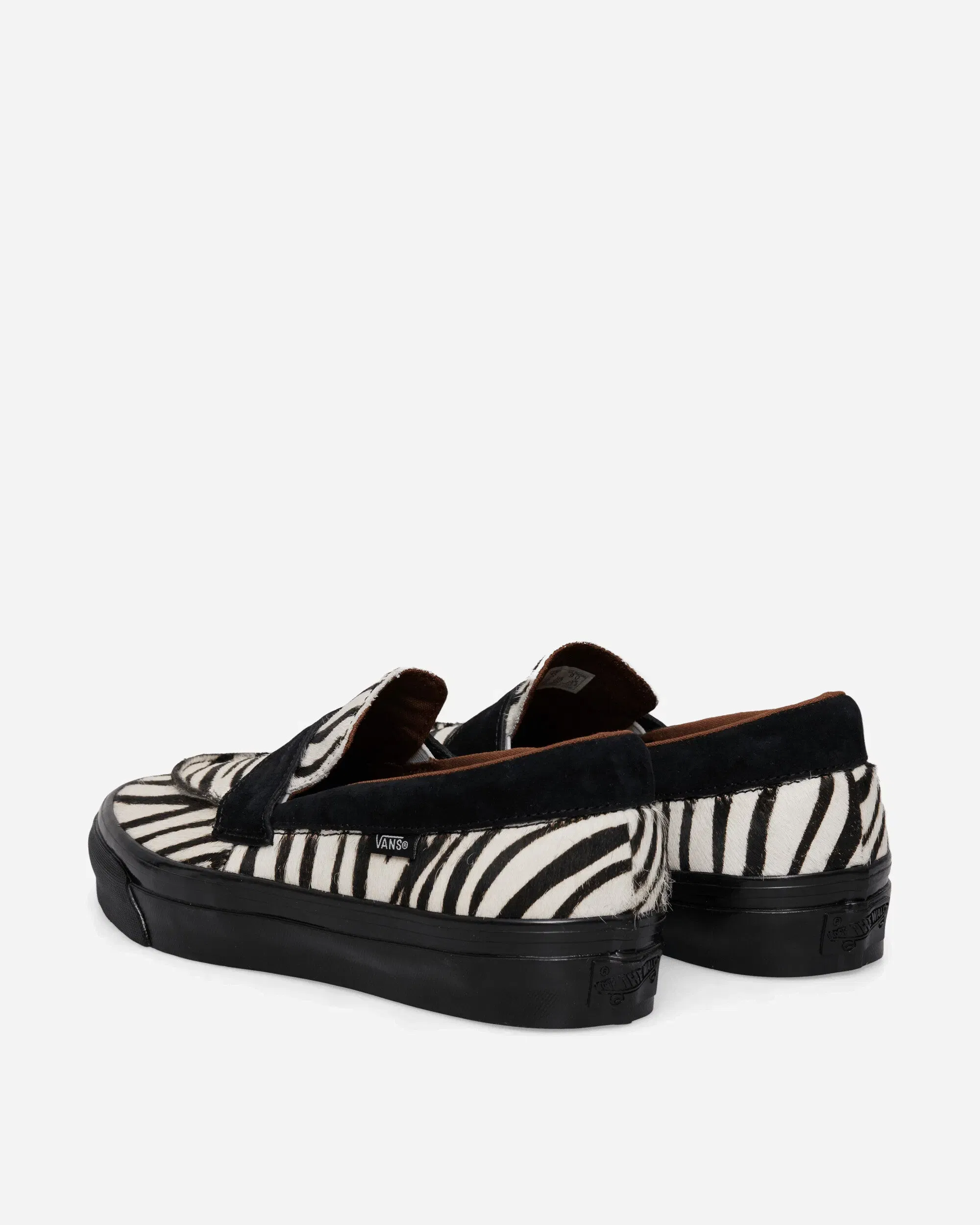 Vans Premium Pony Hair Loafers Zebra