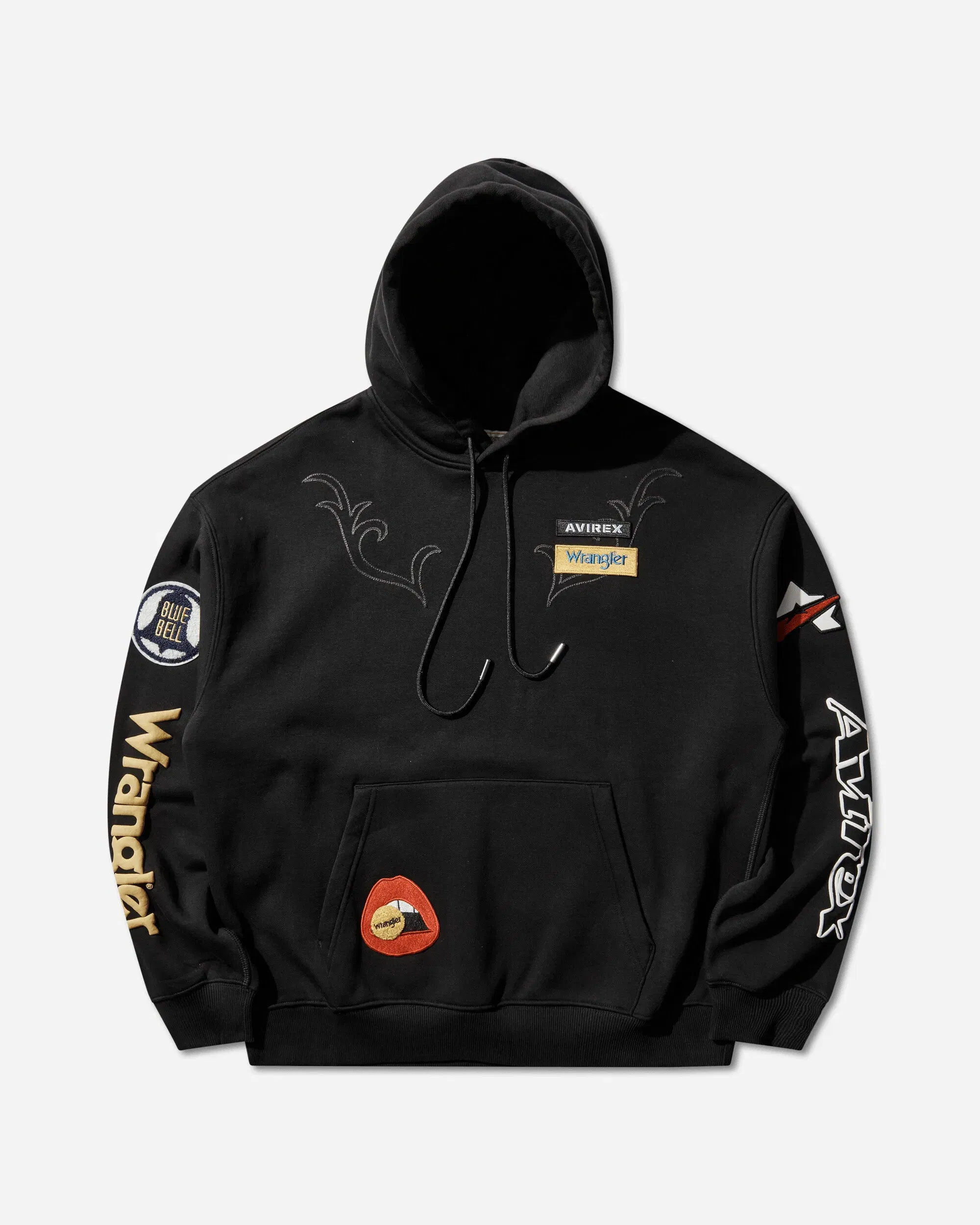 Wrangler Men's Avirex Hoodie Black