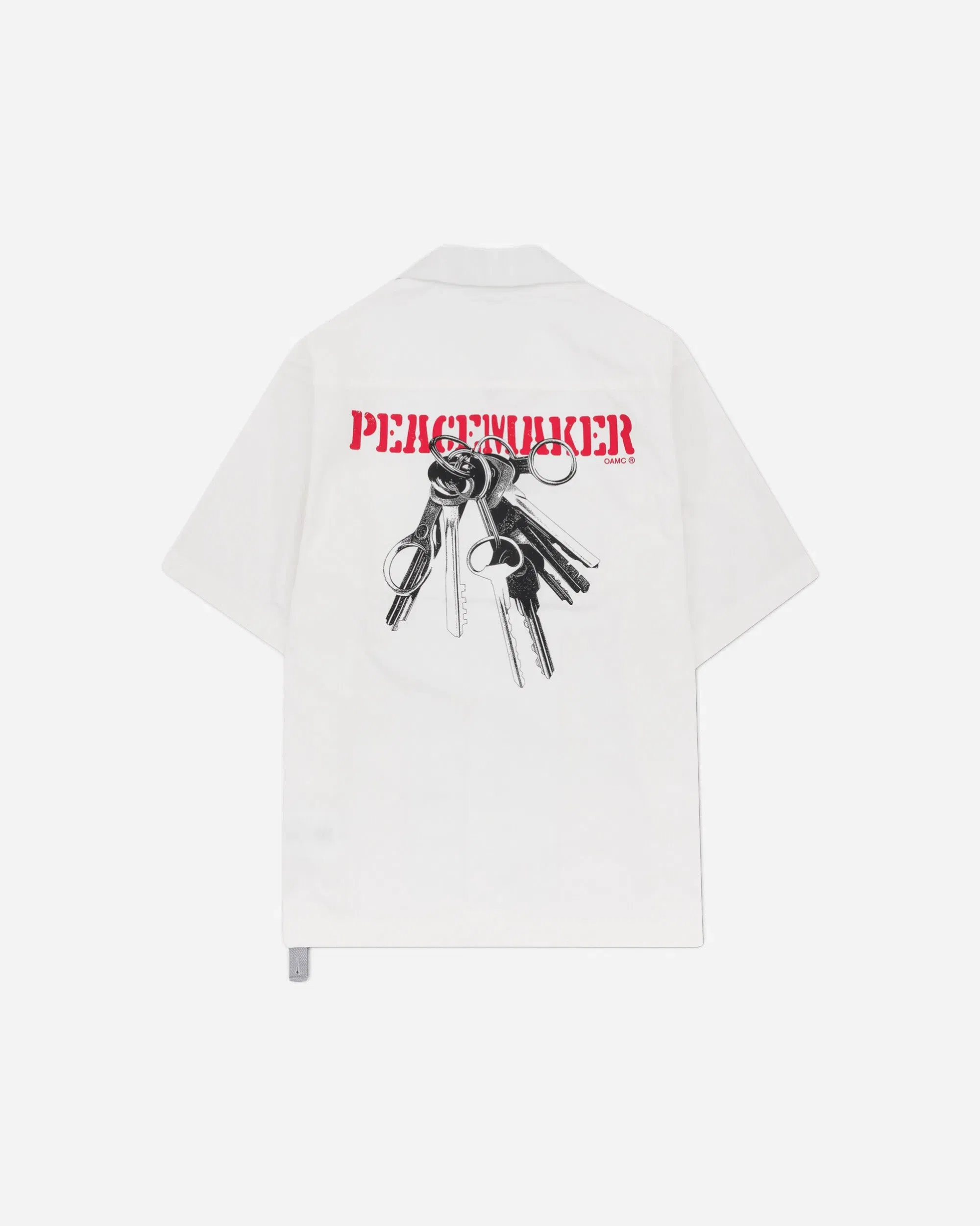 OAMC Peacemaker Men's Boxy Shortsleeve Shirt White