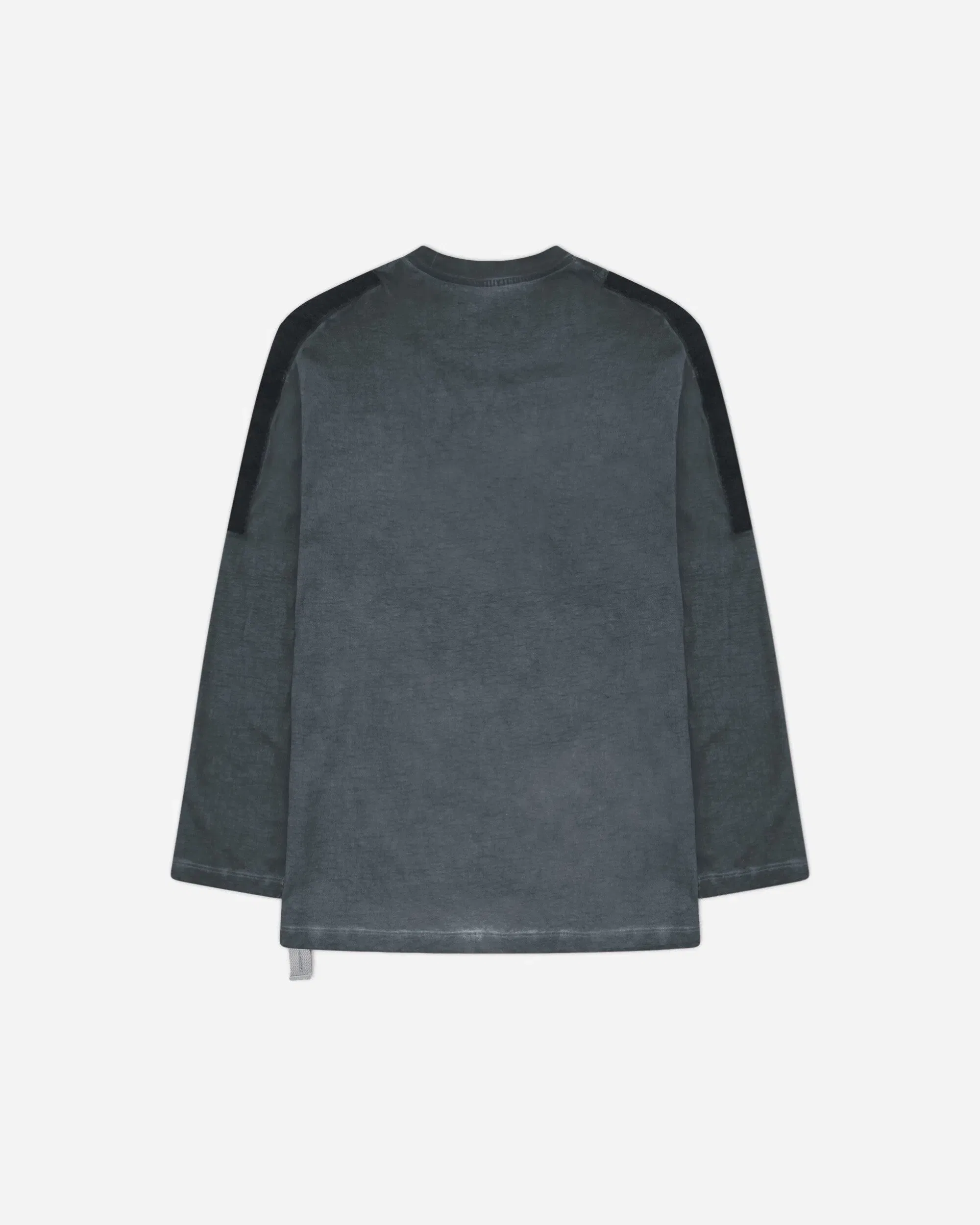 OAMC Peacemaker Men's Velcro Applique Longsleeve T-Shirt Light Grey