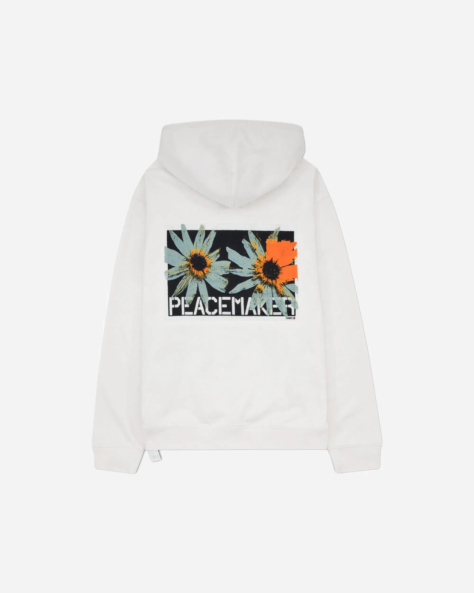 OAMC Peacemaker Men's Flower Print Hoodie White