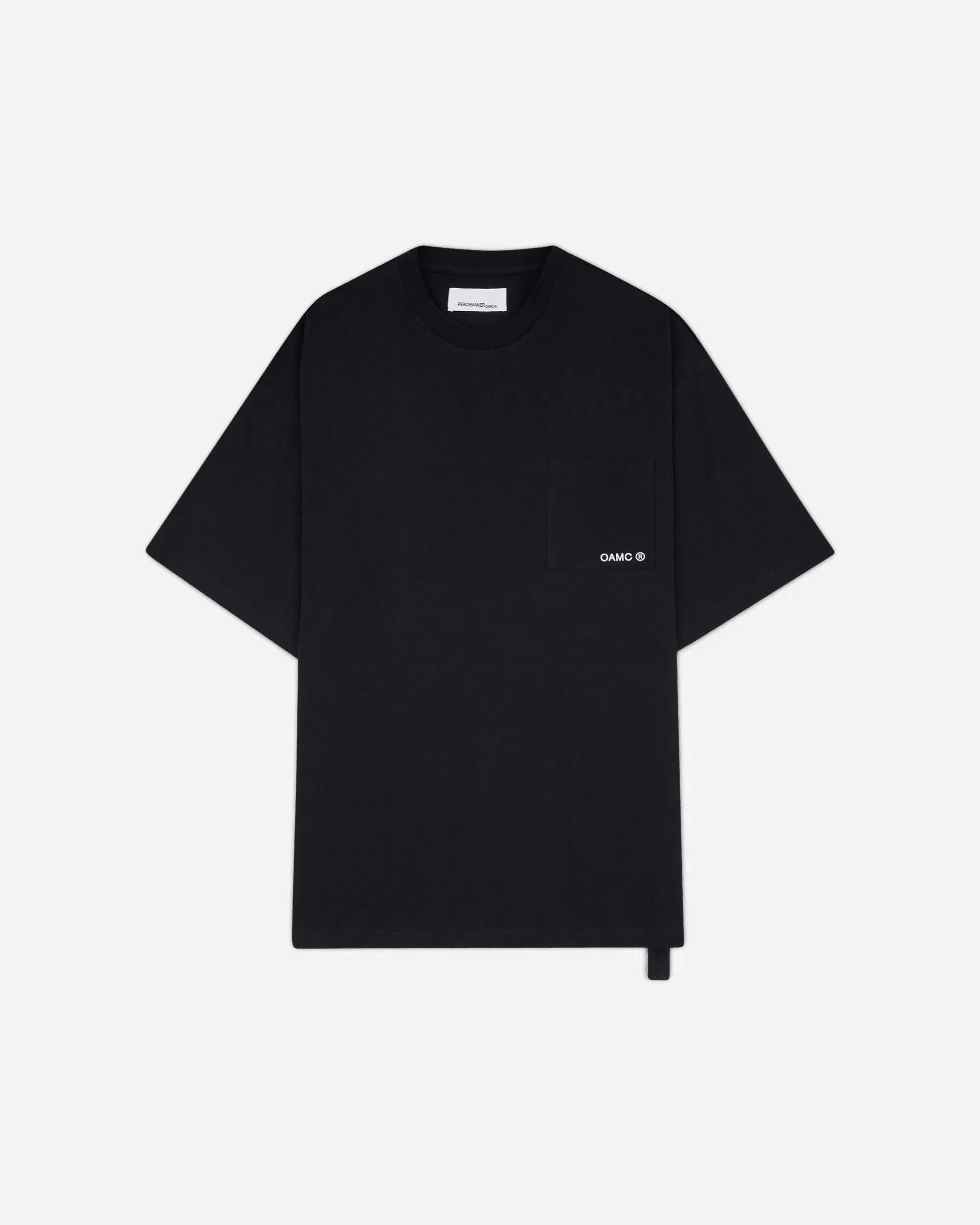 OAMC Peacemaker Men's Stencil Print Pocket T-Shirt Black
