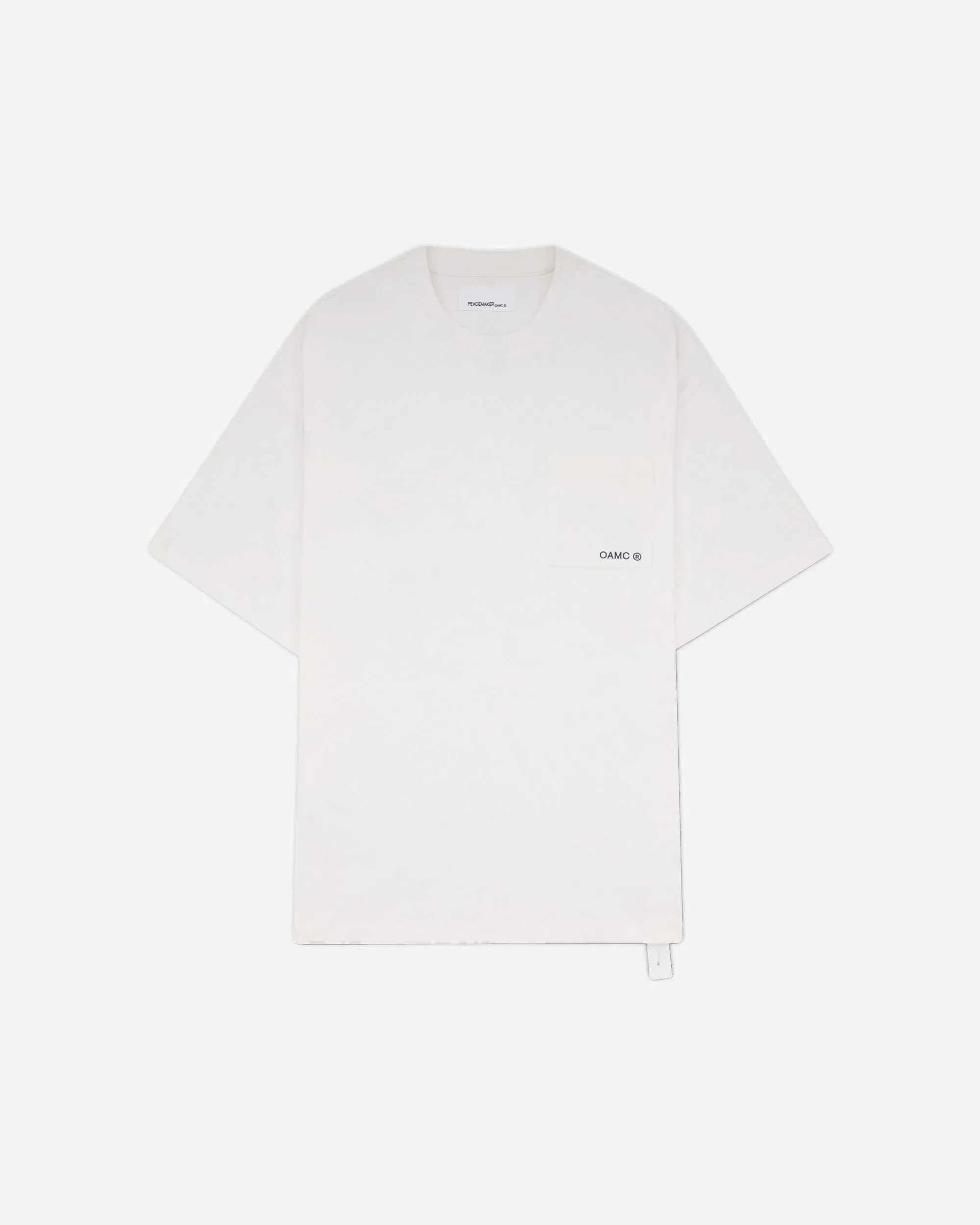 OAMC Peacemaker Men's Stencil Print Pocket T-Shirt White