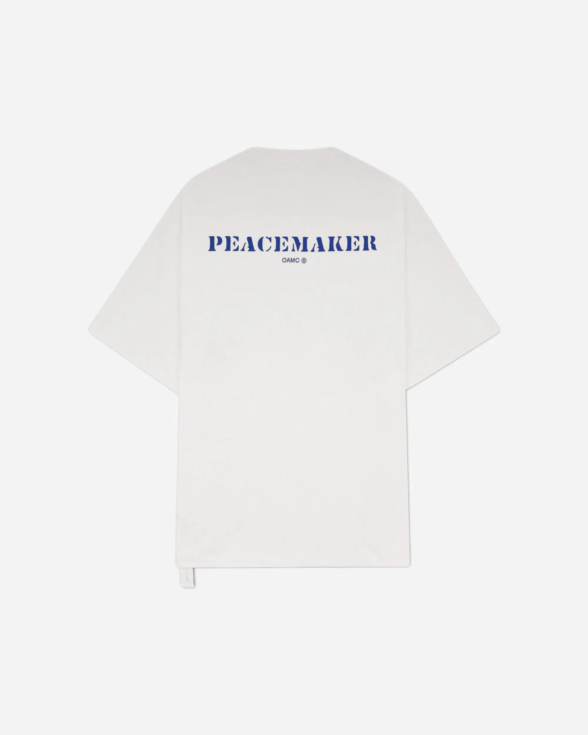 OAMC Peacemaker Men's Stencil Print Pocket T-Shirt White
