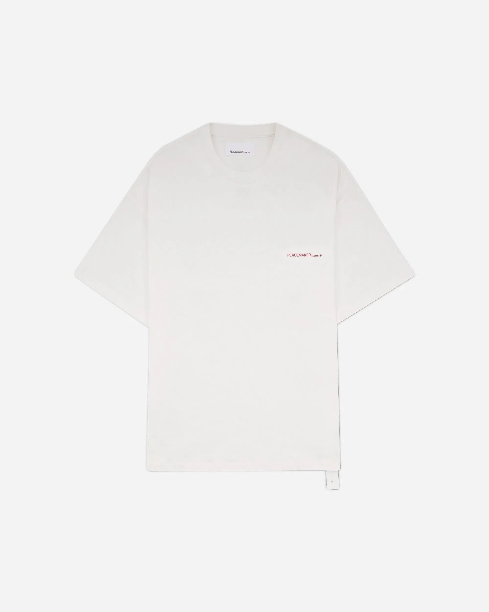 OAMC Peacemaker Men's Keys Print Oversized Fit T-Shirt White