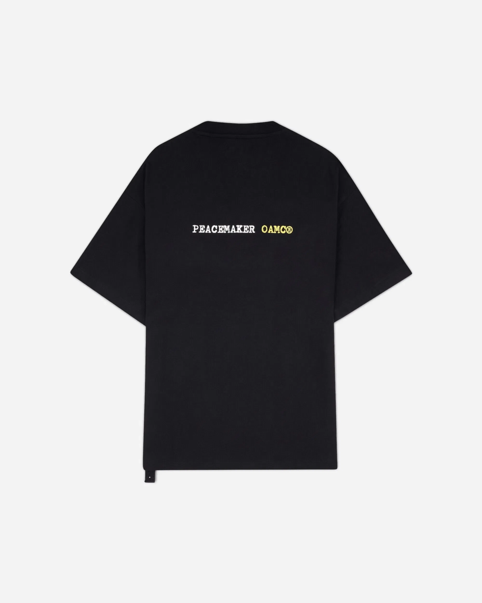 OAMC Peacemaker Men's Slow Down Print Regular Fit T-Shirt Black