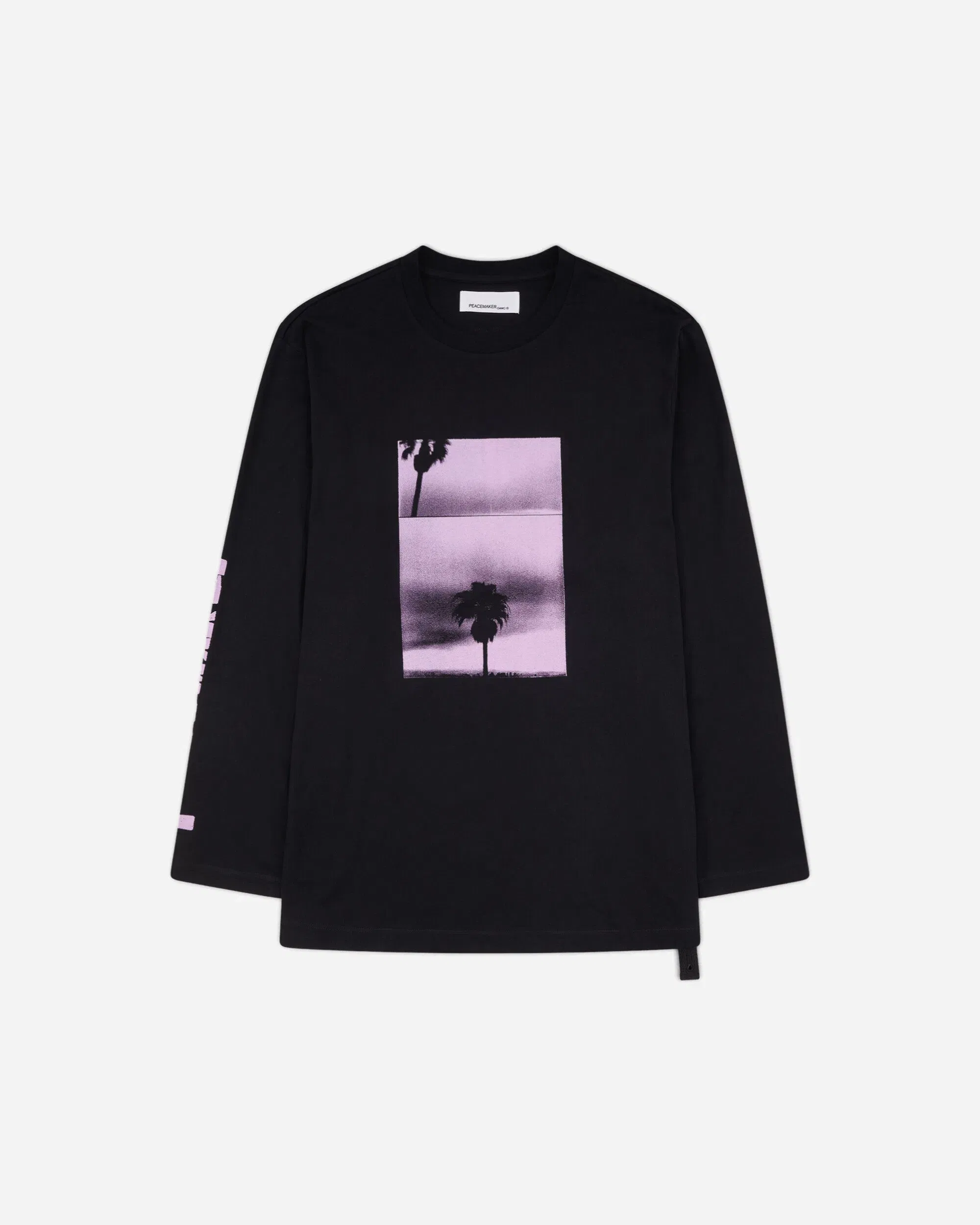 OAMC Peacemaker Men's Panorama Print Longsleeve T-Shirt Black