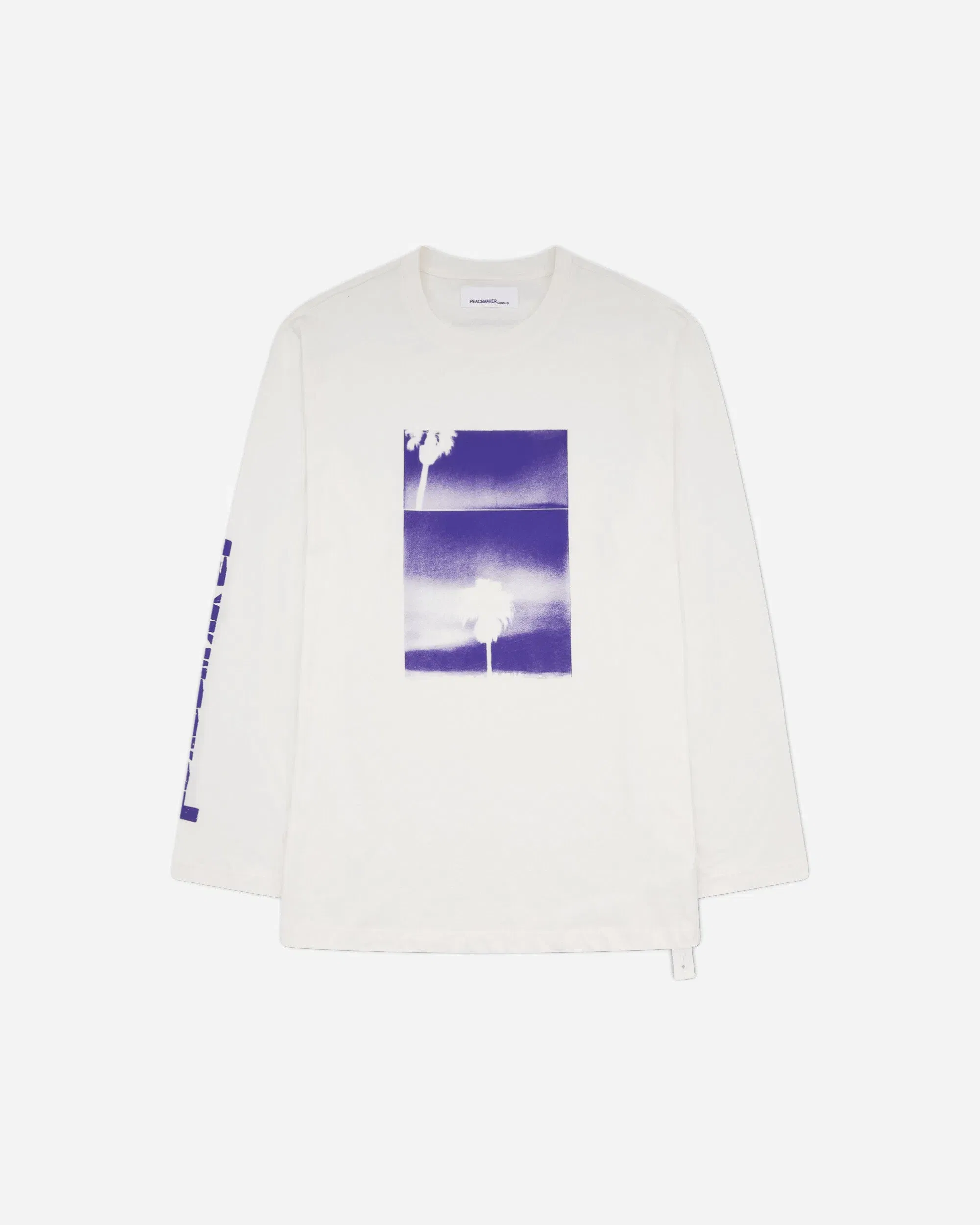 OAMC Peacemaker Men's Panorama Print Longsleeve T-Shirt White
