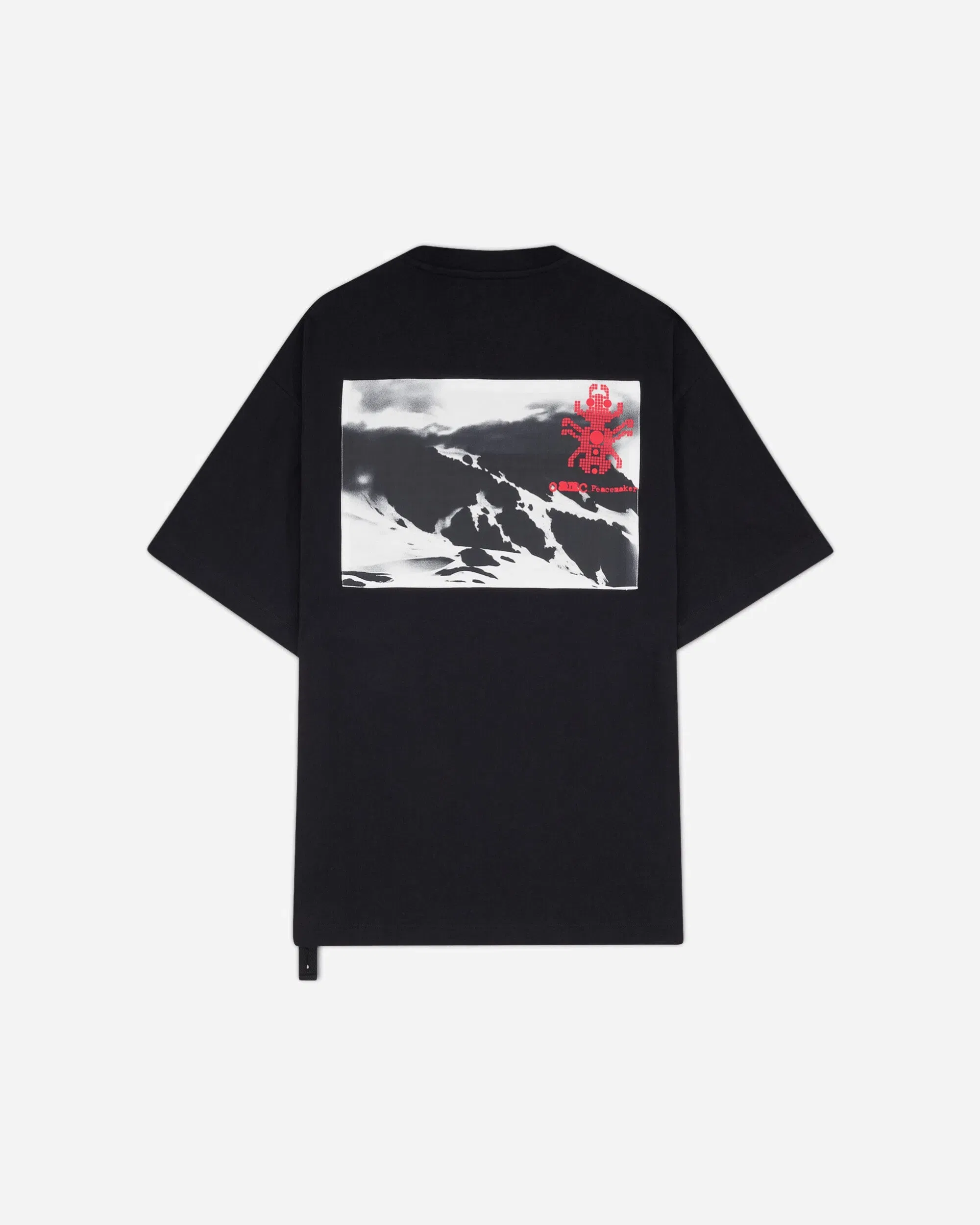OAMC Peacemaker Men's Landscape Print Pocket T-Shirt Black