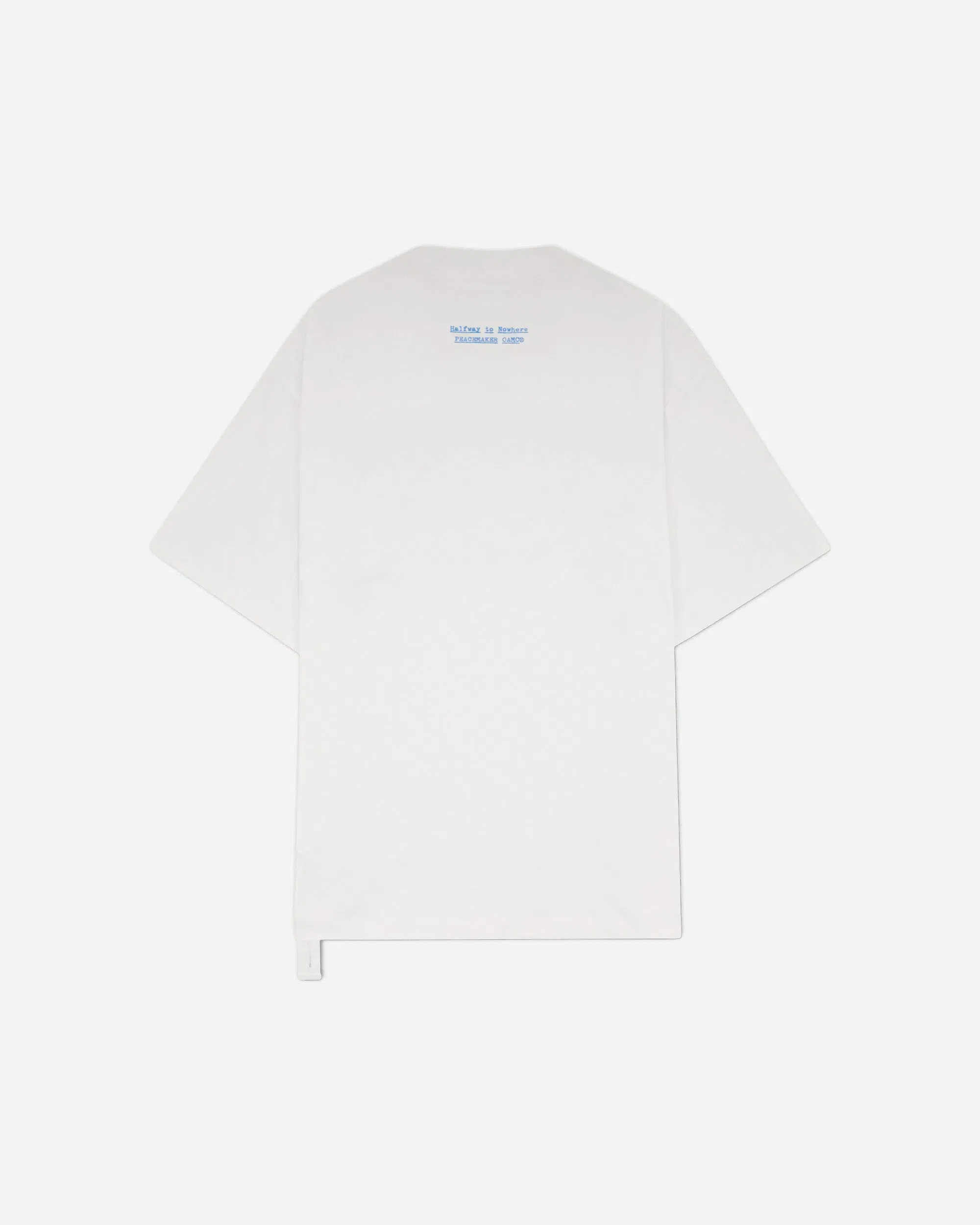 OAMC Peacemaker Men's Flower Print Regular Fit T-Shirt White