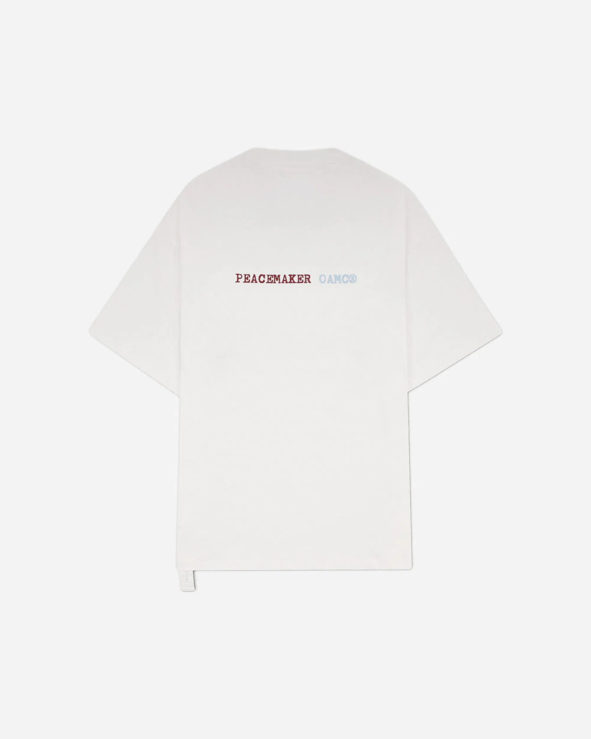 OAMC Peacemaker Men's Slow Down Print Regular Fit T-Shirt White