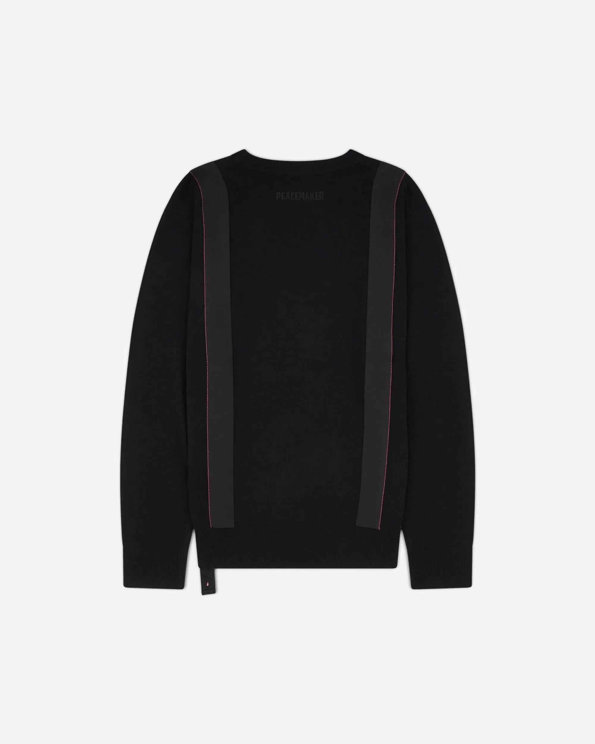 OAMC Peacemaker Men's Applied Tape Knit Sweater Black